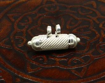 Silver Tube Pendant