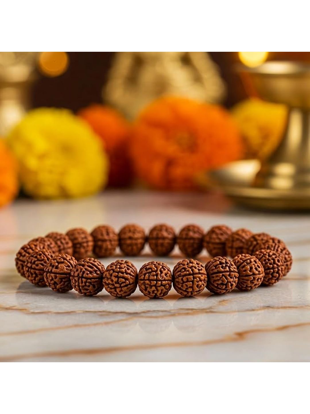 5 Mukhi (Face) Rudraksha Bead Bracelet