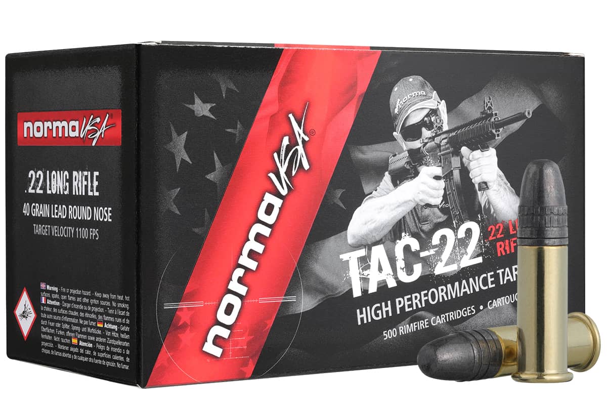 Norma TAC 22 .22LR Ammunition