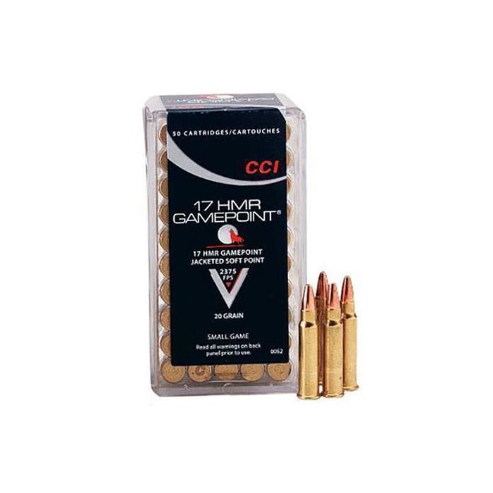 CCI Rimfire .17HMR Game Point 20gr Soft Point