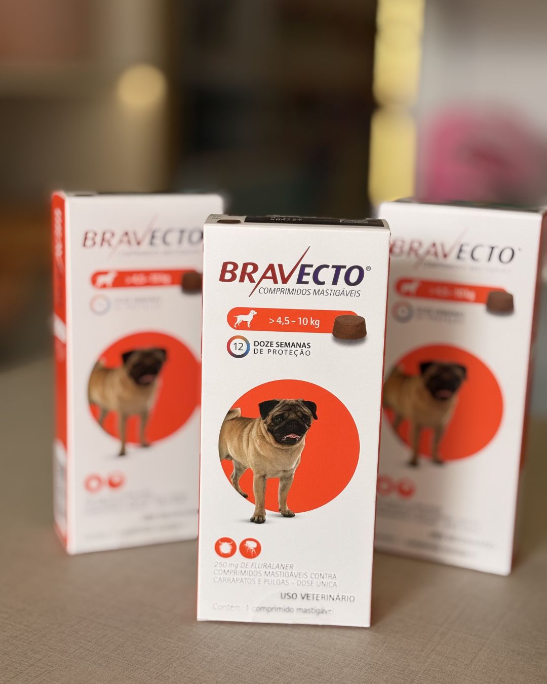 Bravecto Comprimidos Mastigáveis (4,5 - 10KG)