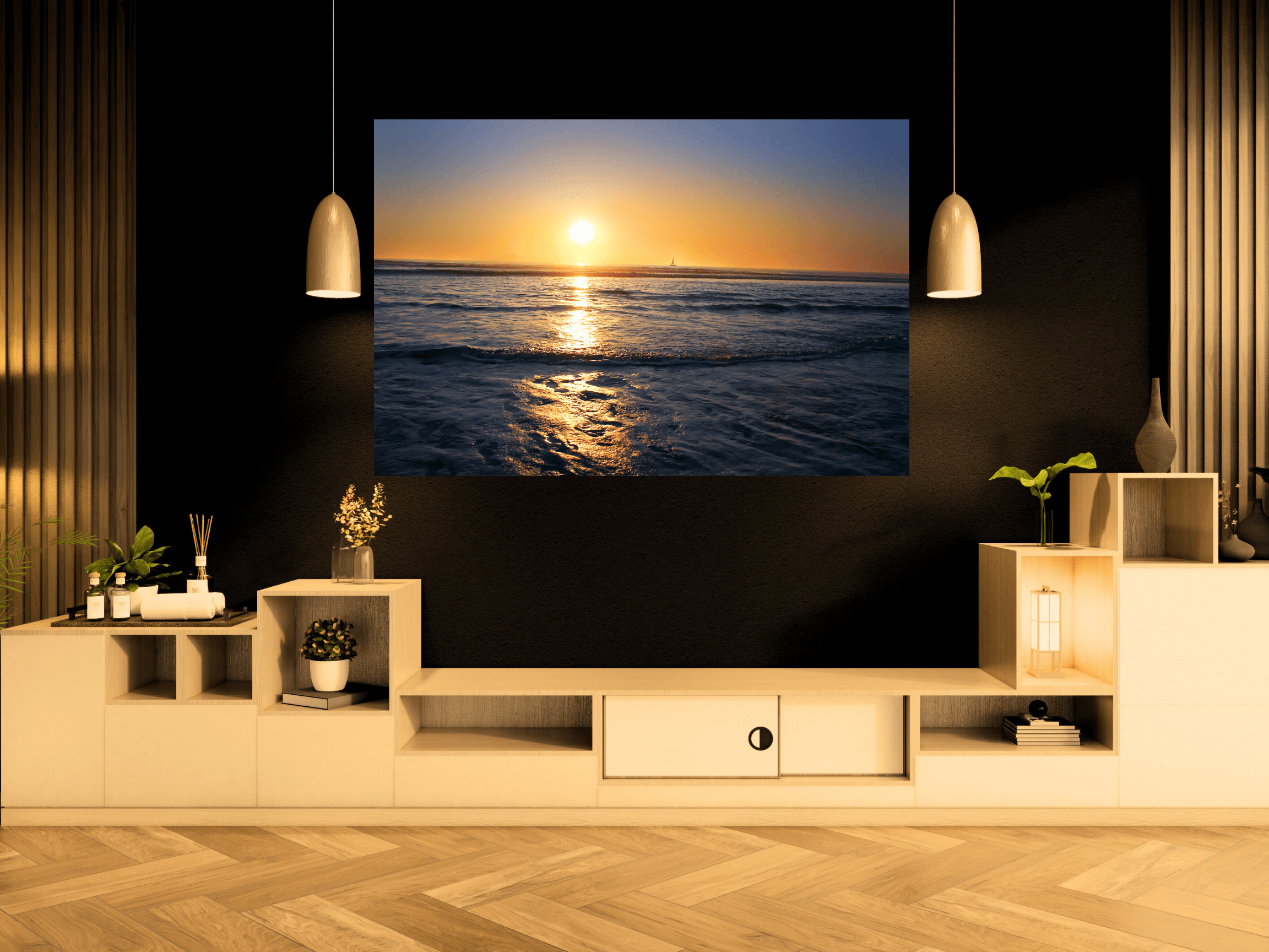 Sunset Ocean Wall Art