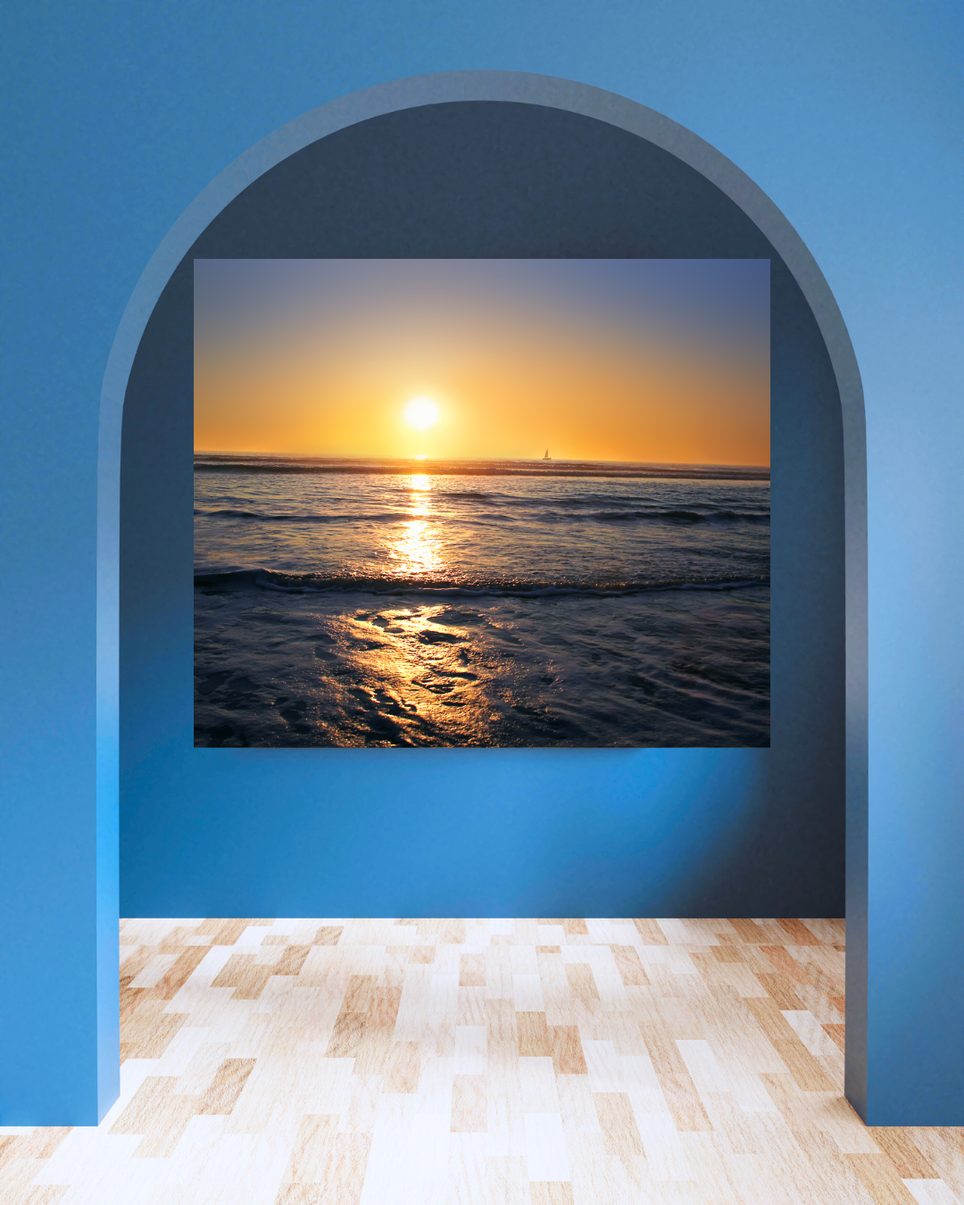 Sunset Ocean Wall Art