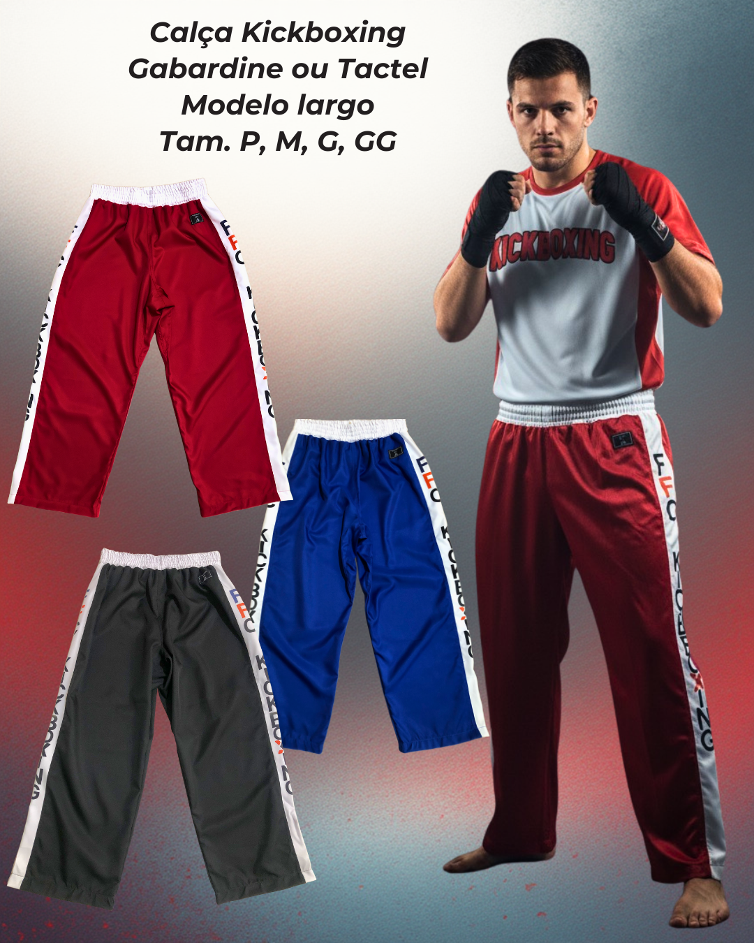 Calça kickboxing 