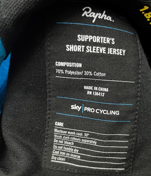 Rapha Wiggo  Cycling Jersey Medium