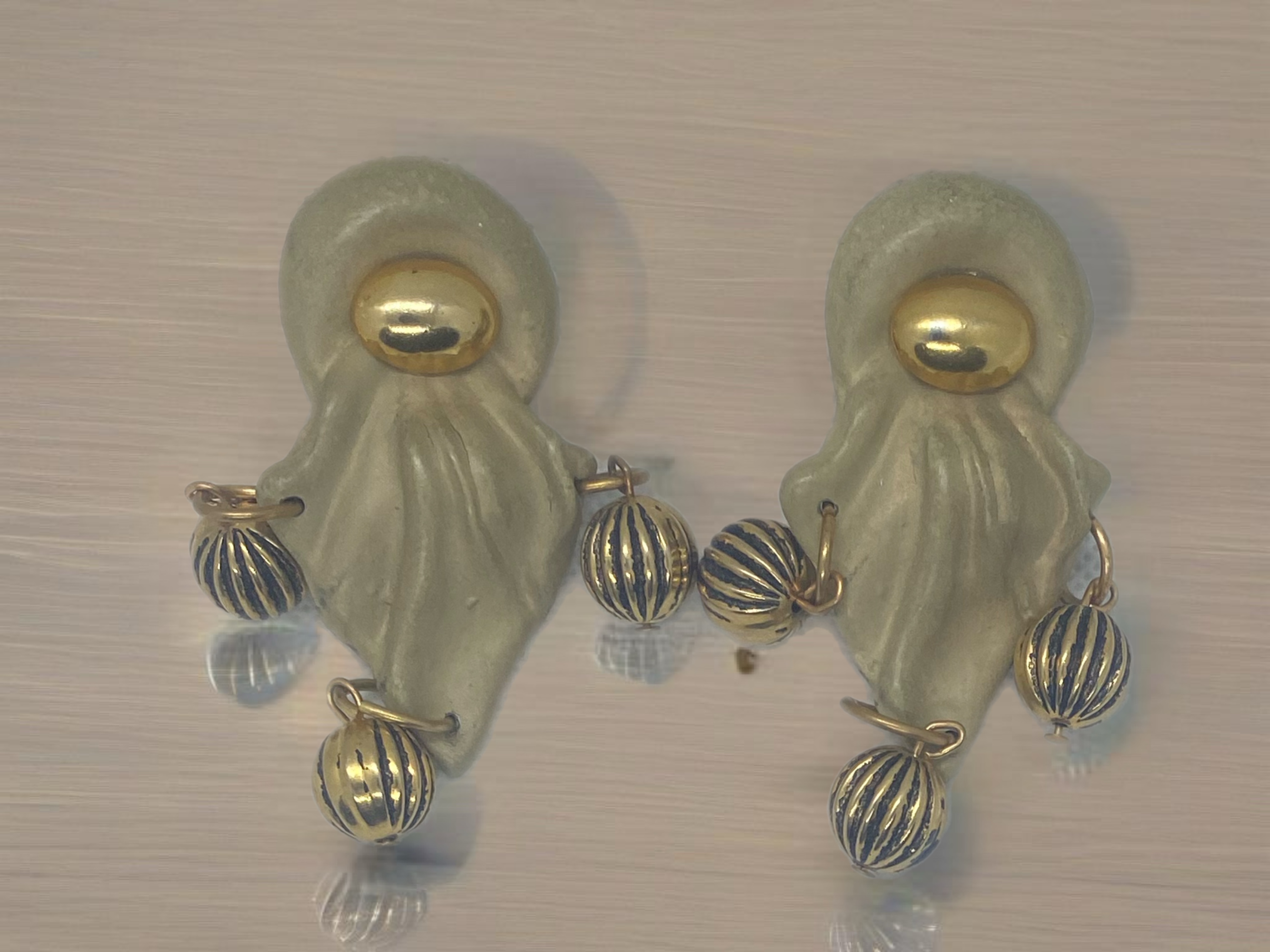 Jeff Lieb Vintage Clip-On Earrings (One of a Kind)