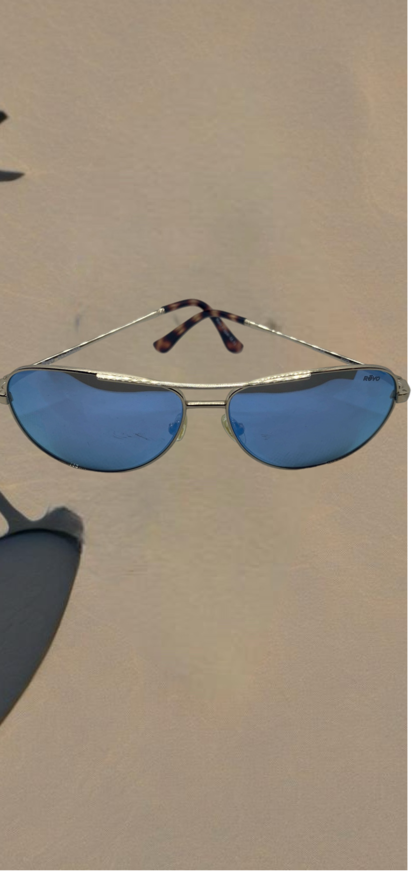 Revo Relay Sunglasses -Aviator Blue and Gold