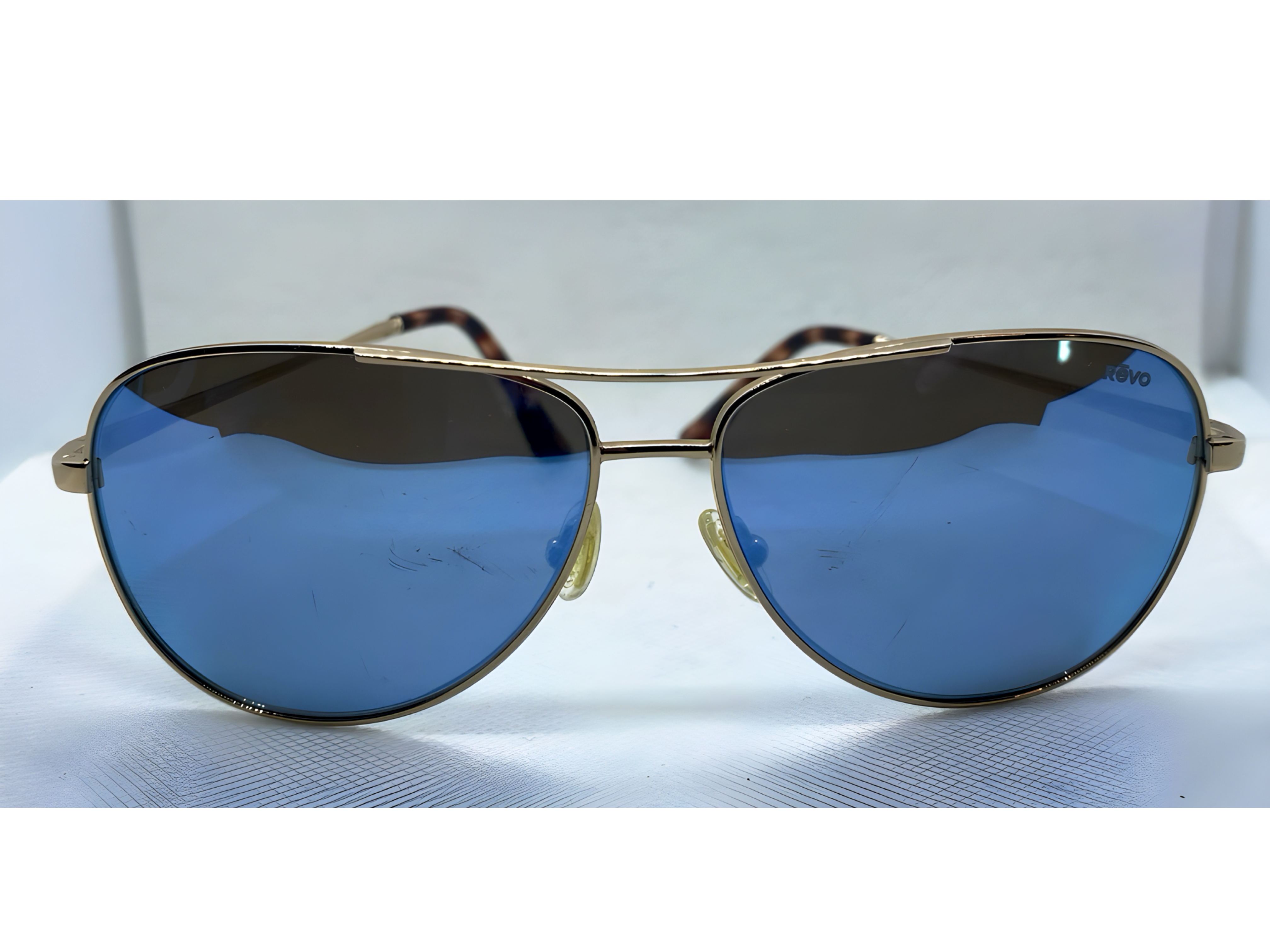 Revo Relay Sunglasses -Aviator Blue and Gold