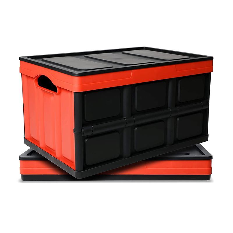 Lidded Storage Bins Instant Crate Collapsible Box