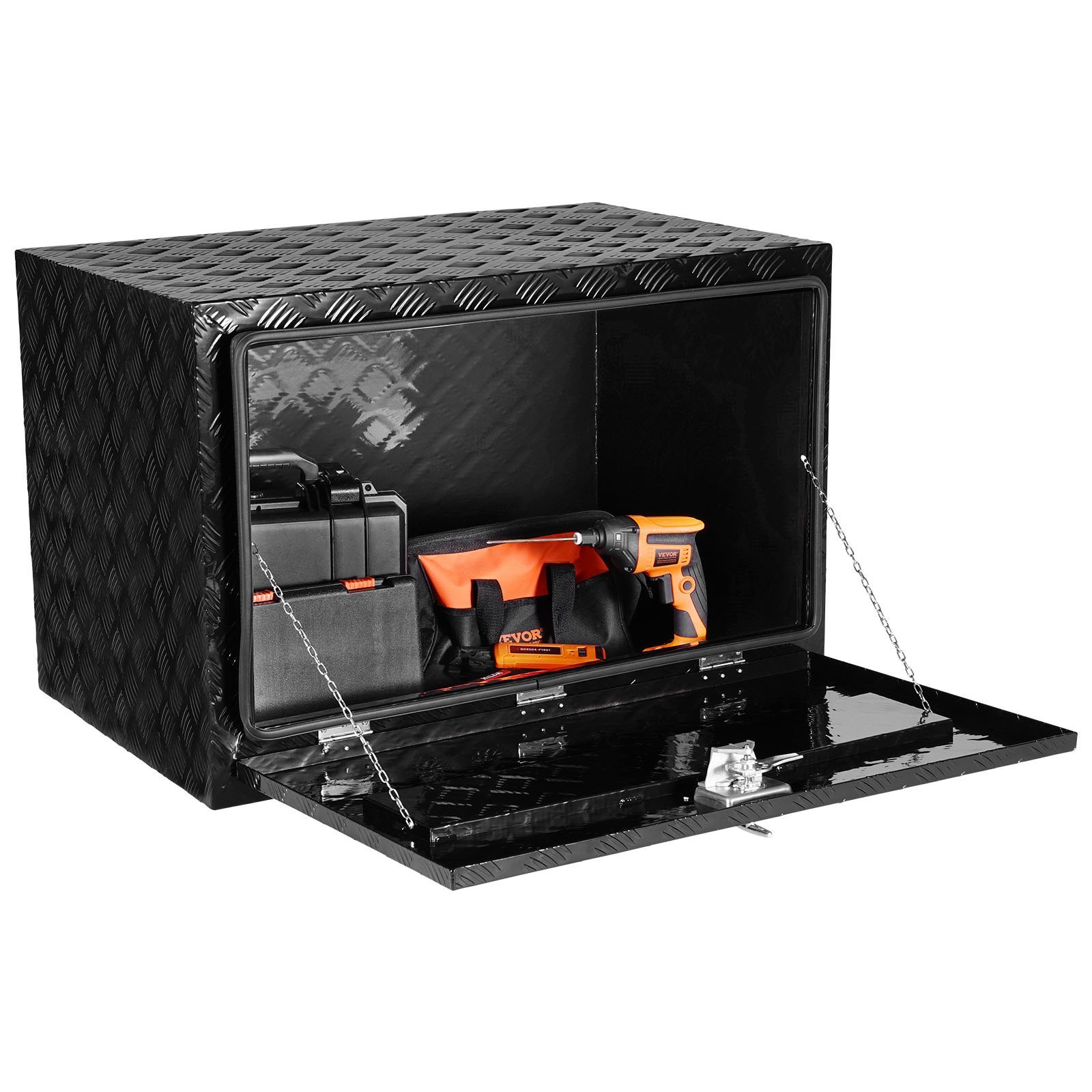 VEVOR Underbody Aluminum Truck Tool Box 48" x 17" x 18" Trailer RV Tool Storage
