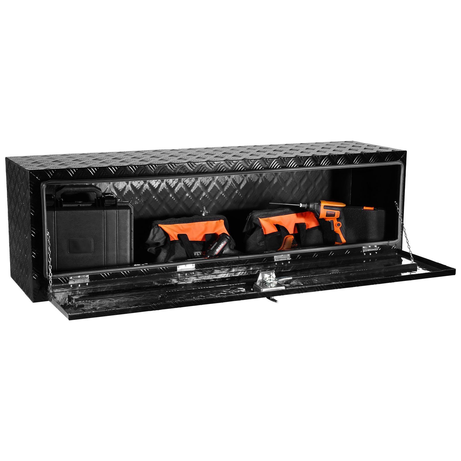 VEVOR Underbody Aluminum Truck Tool Box 60" x 17" x 18" Trailer RV Tool Storage