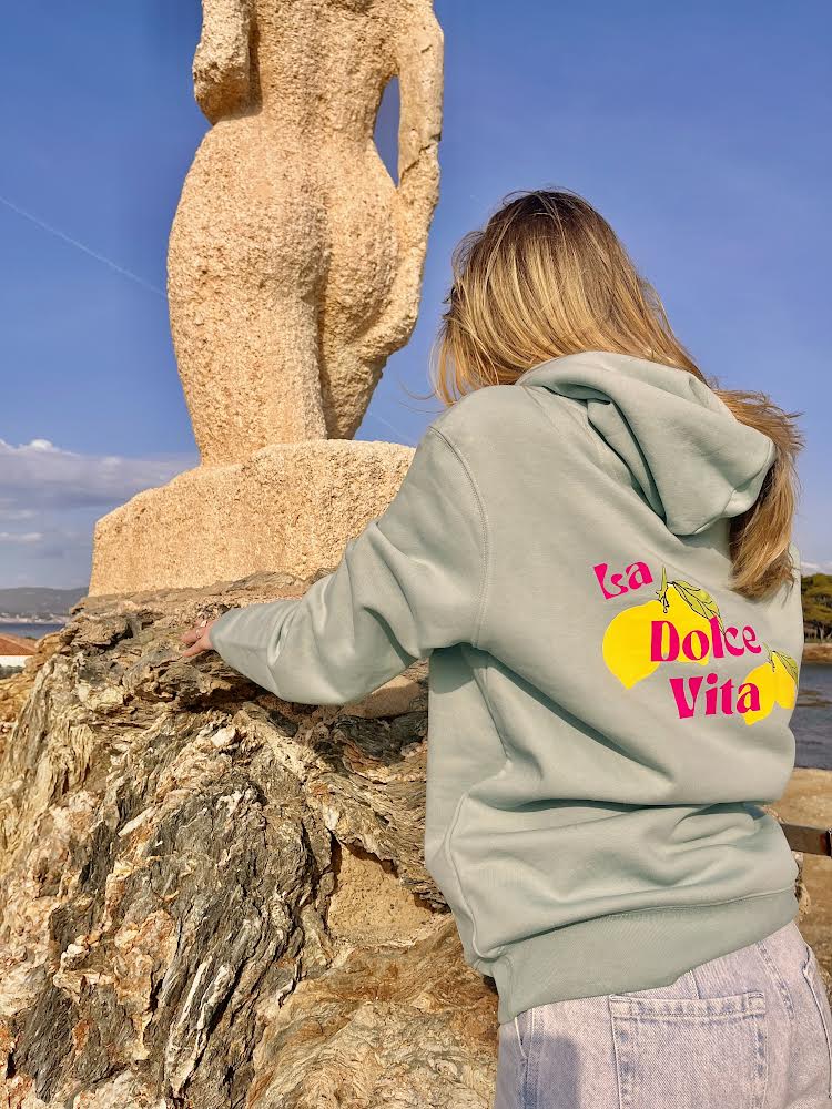 Sweat à capuche "La Dolce Vita"