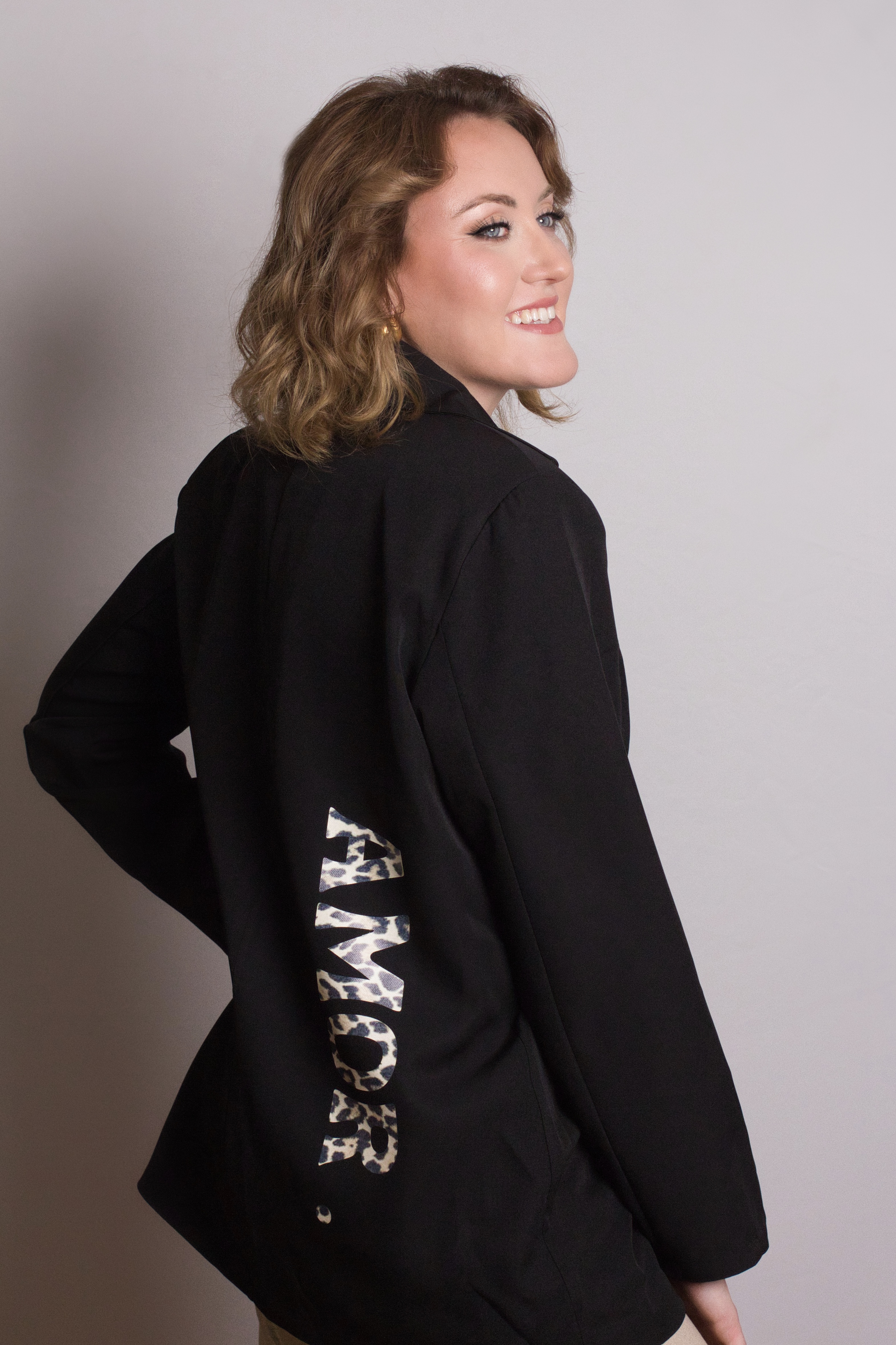 Blazer " AMOR " Léopard