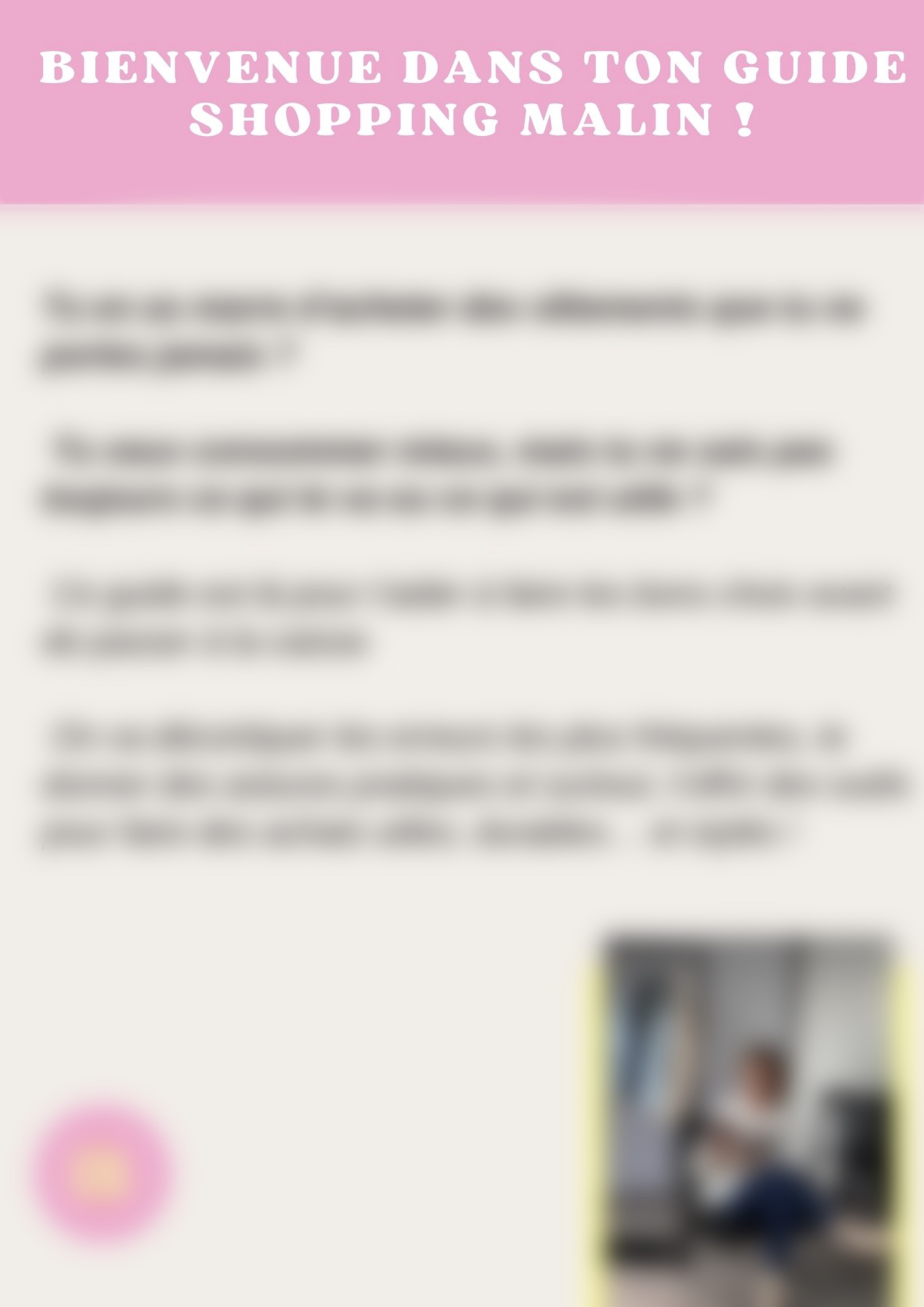 Mini-Guide Shopping Malin