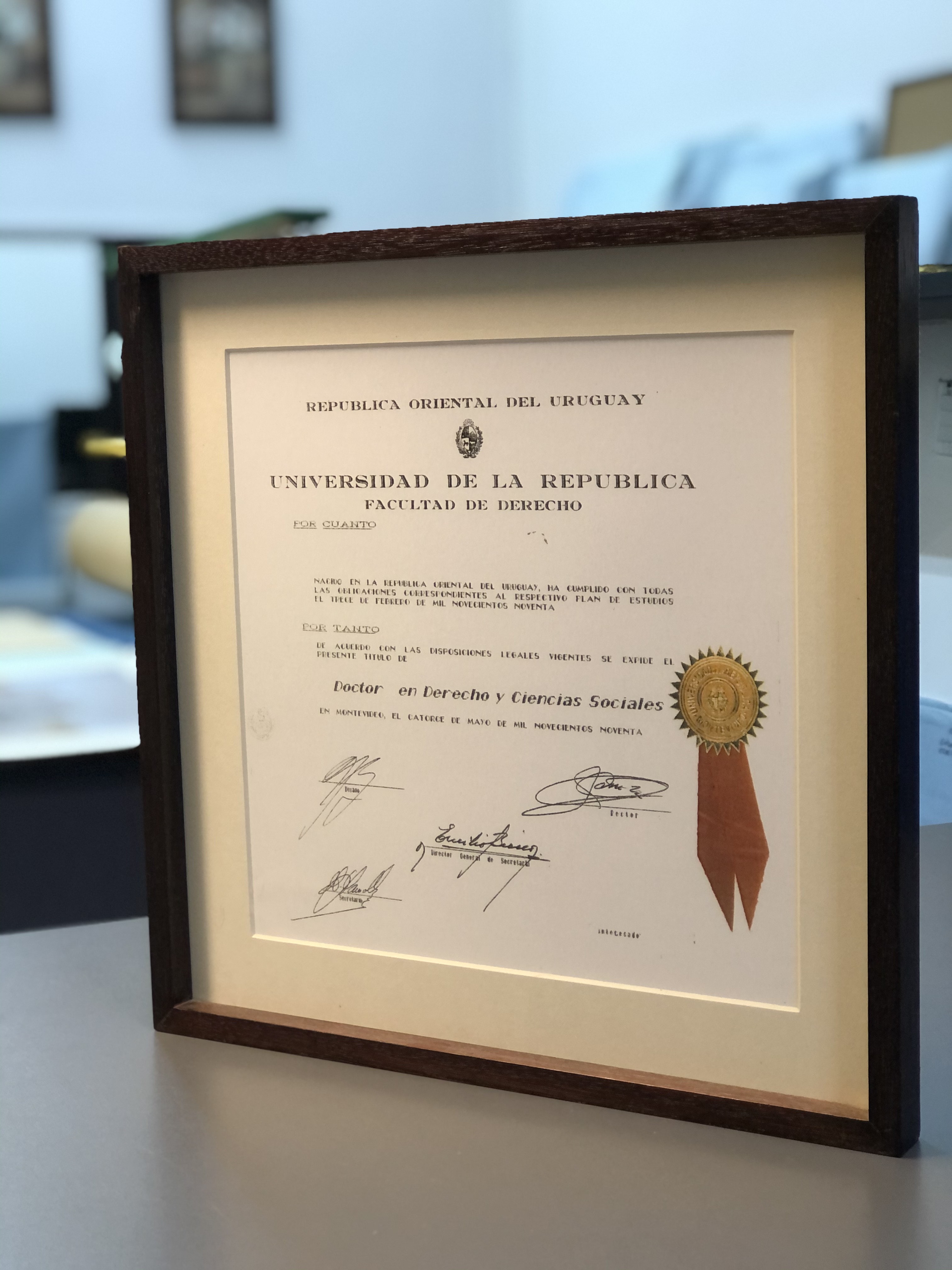 Títulos Profesionales.