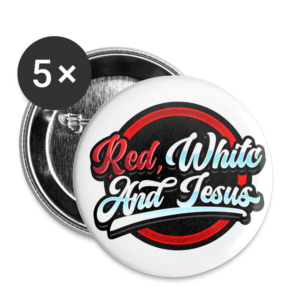 5 Pack 1 Inch Pin Buttons