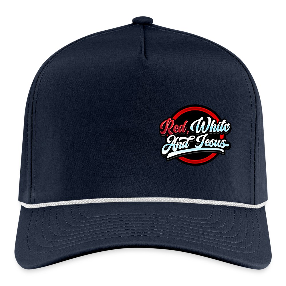 Red, White and Jesus Emblematic Rope Cap