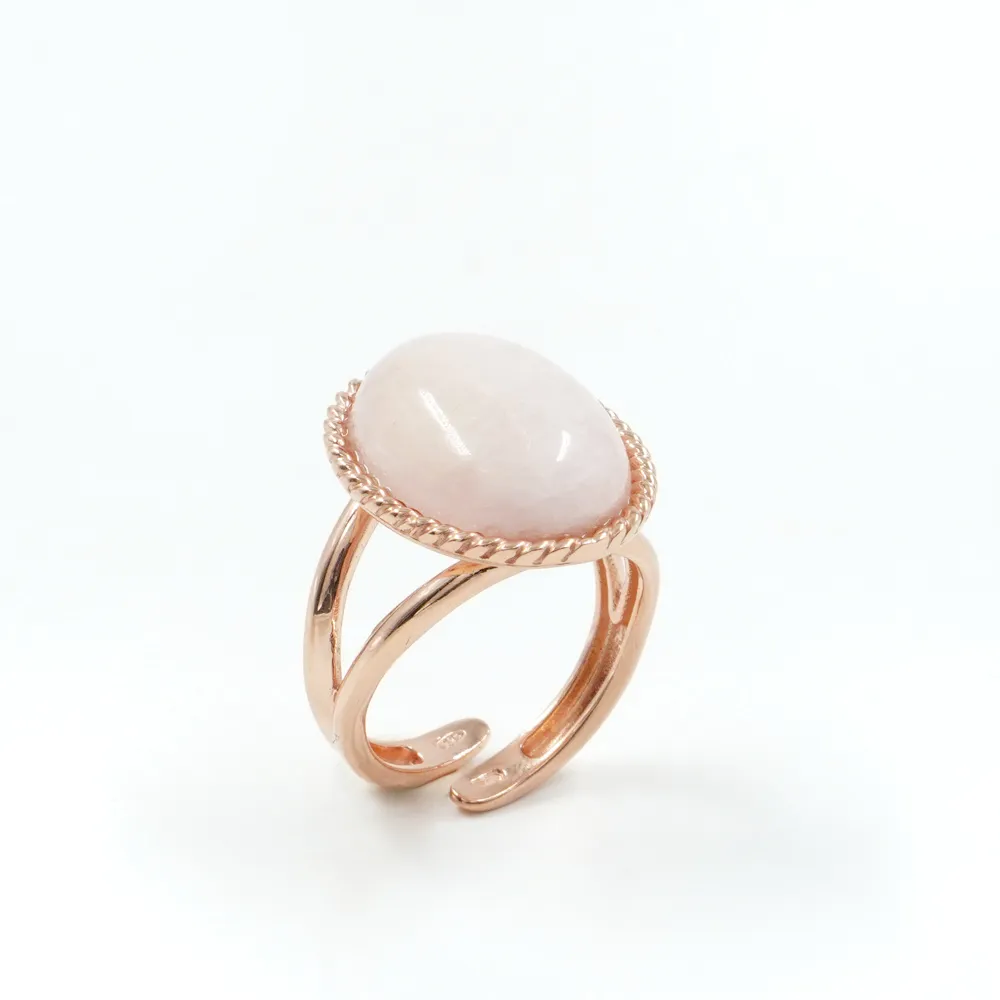 Anello in argento 925 con morganite 