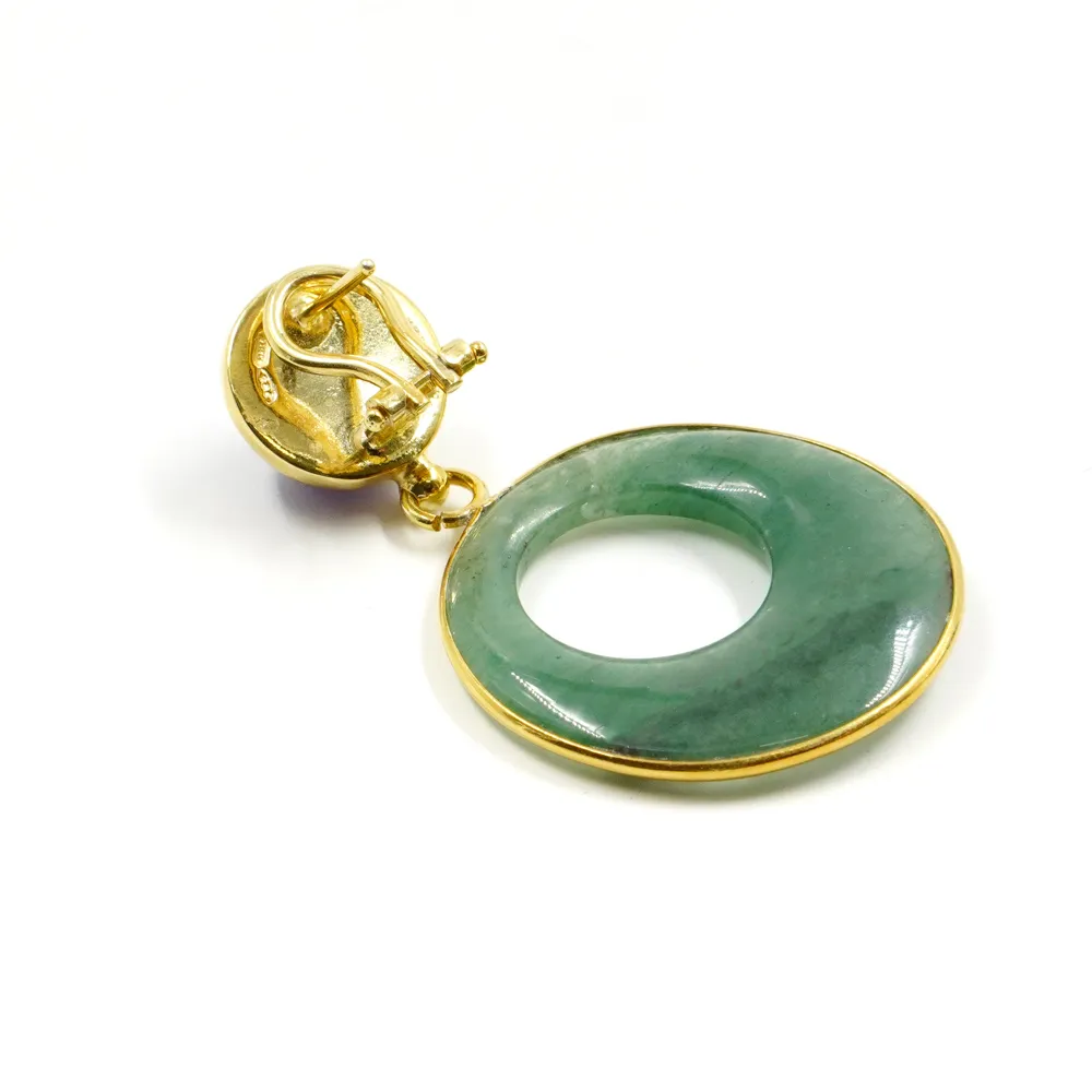 Orecchini in argento 925 con ametista e avventurina 