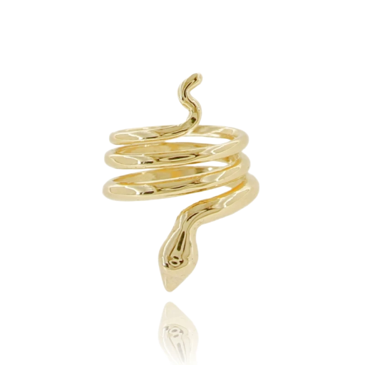 anello serpente in argento 925 