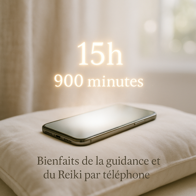 Forfait 15 heures, soit 900 minutes par téléphone 