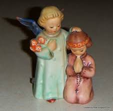 Porcelain Angel Figurine Set