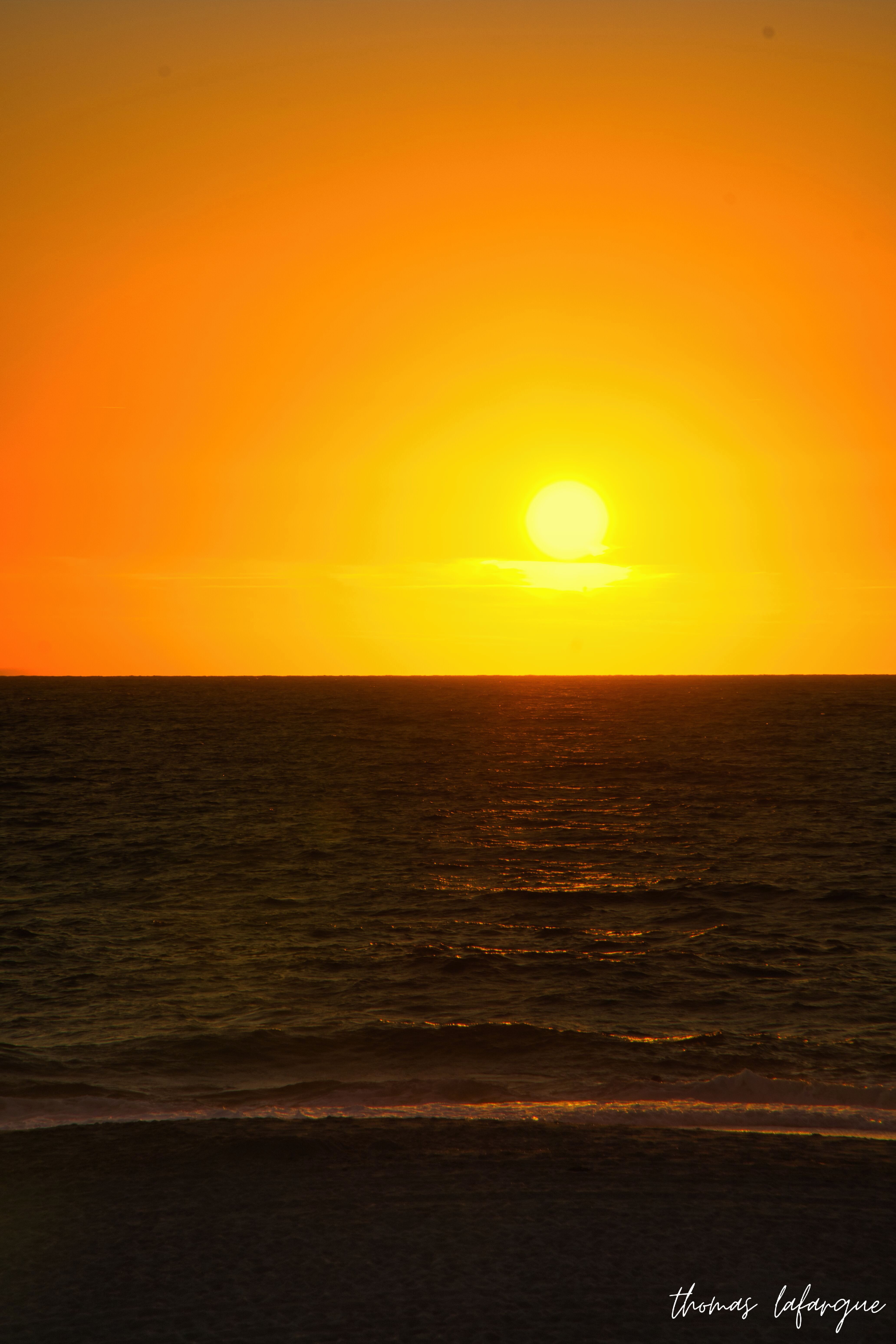 coucher de soleil de Hossegor