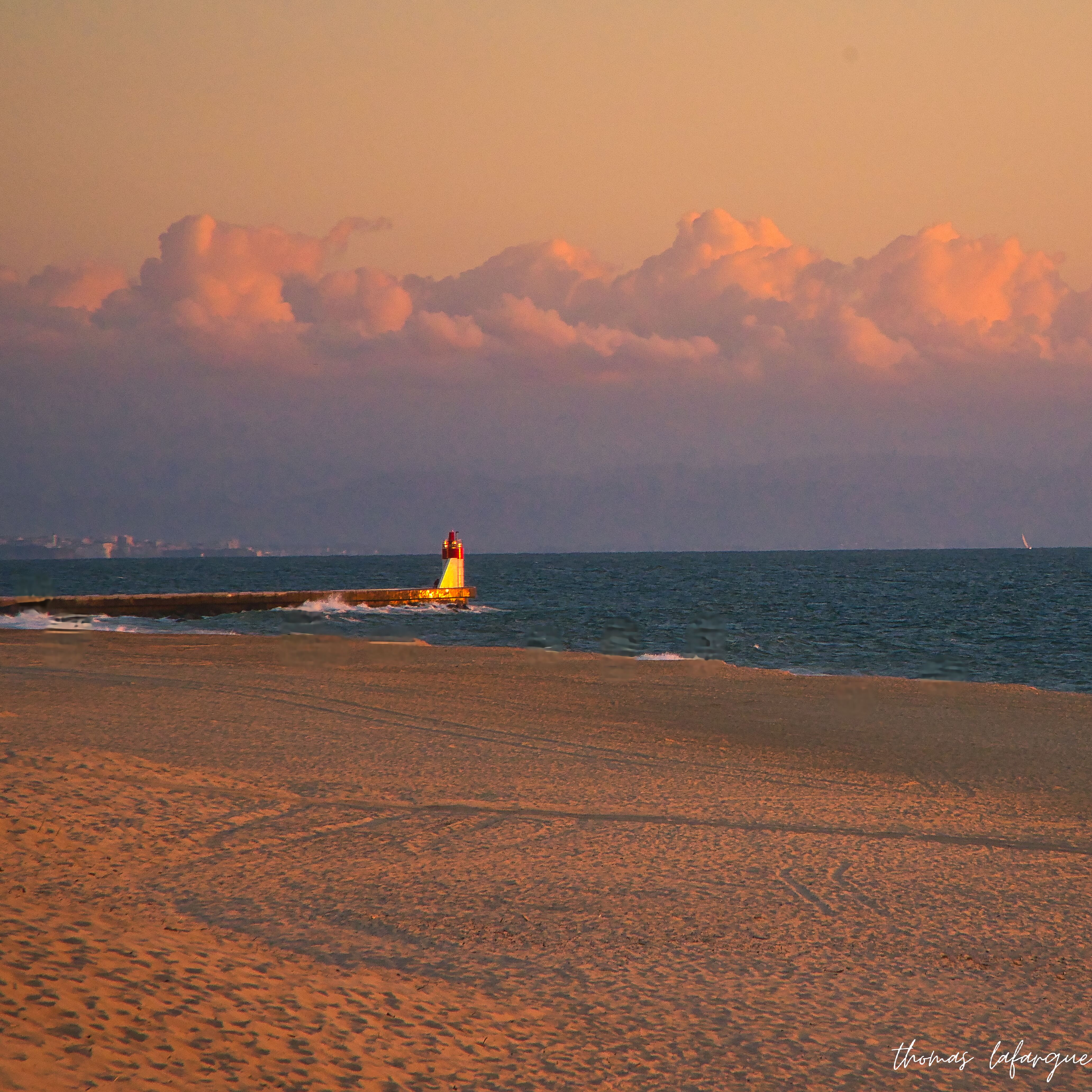 coucher de soleil a Hossegor
