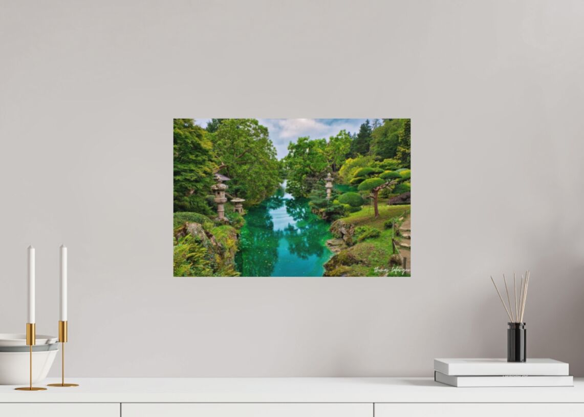 Paysage de jardin japonais