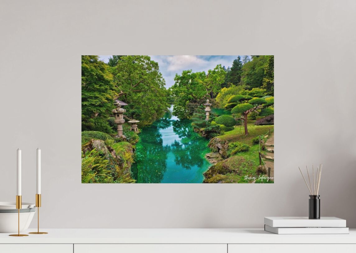 Paysage de jardin japonais