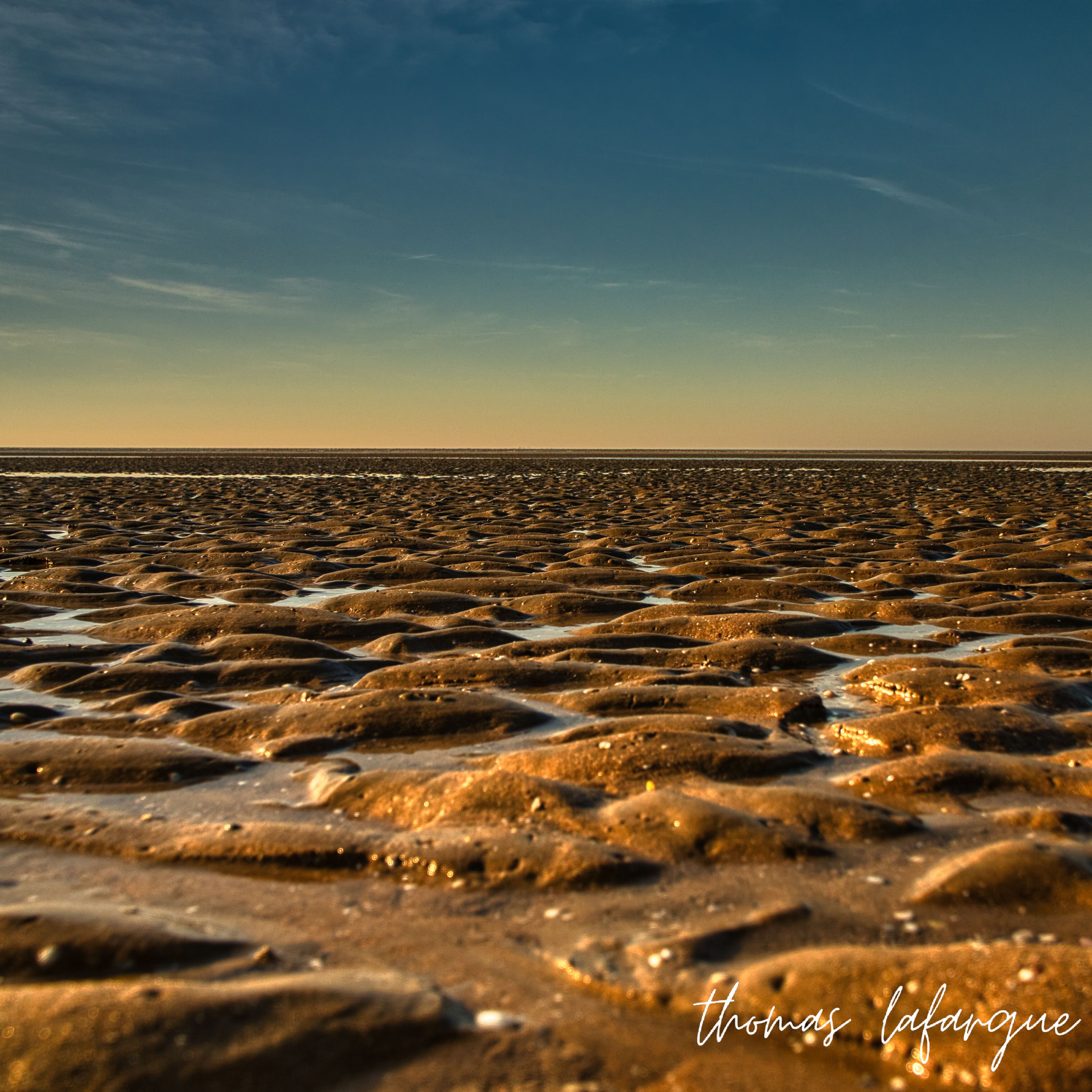 Photographie de plage au coucher du soleil