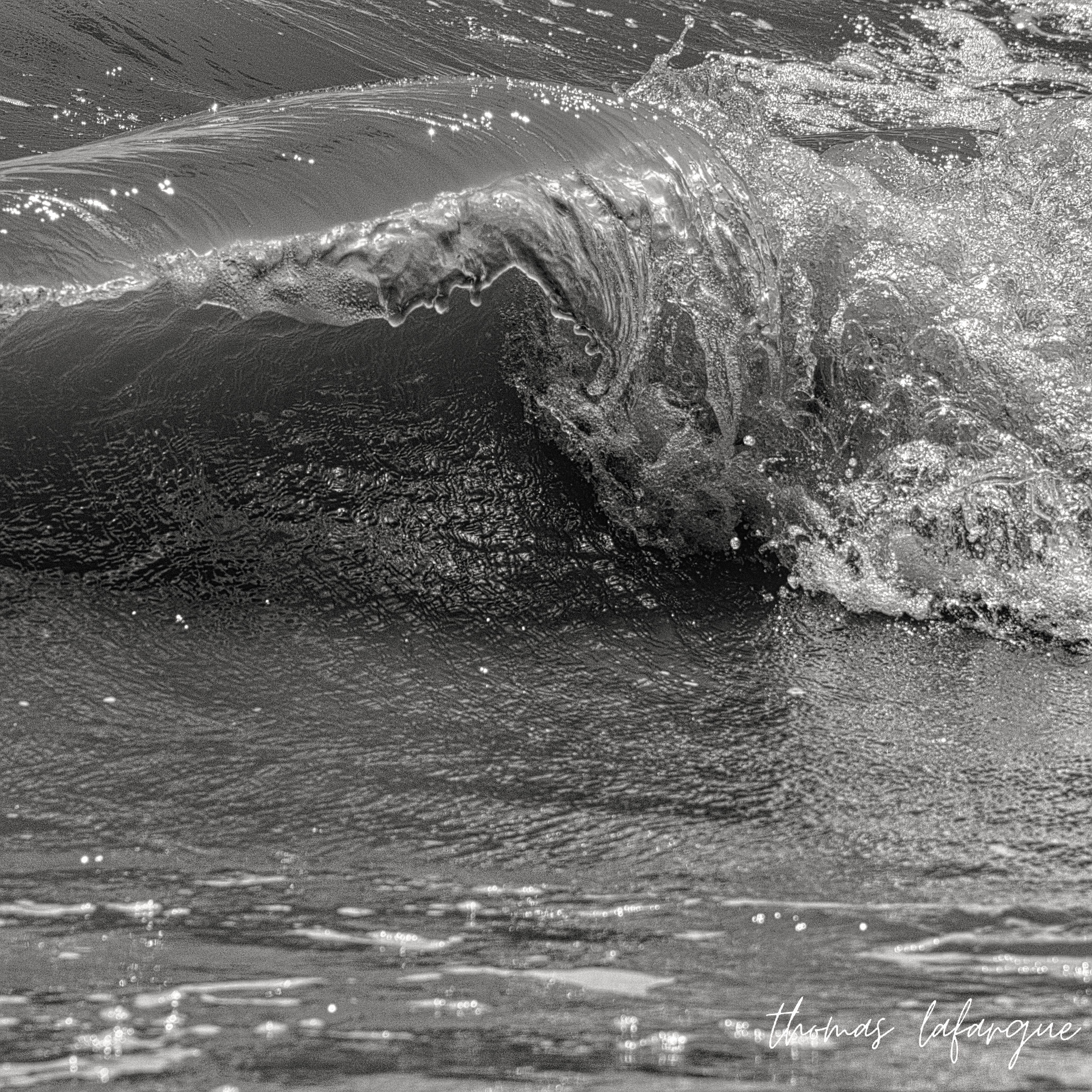 Photographie d'une vague