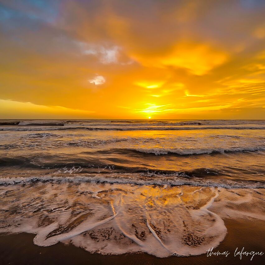 Photographie de coucher de soleil