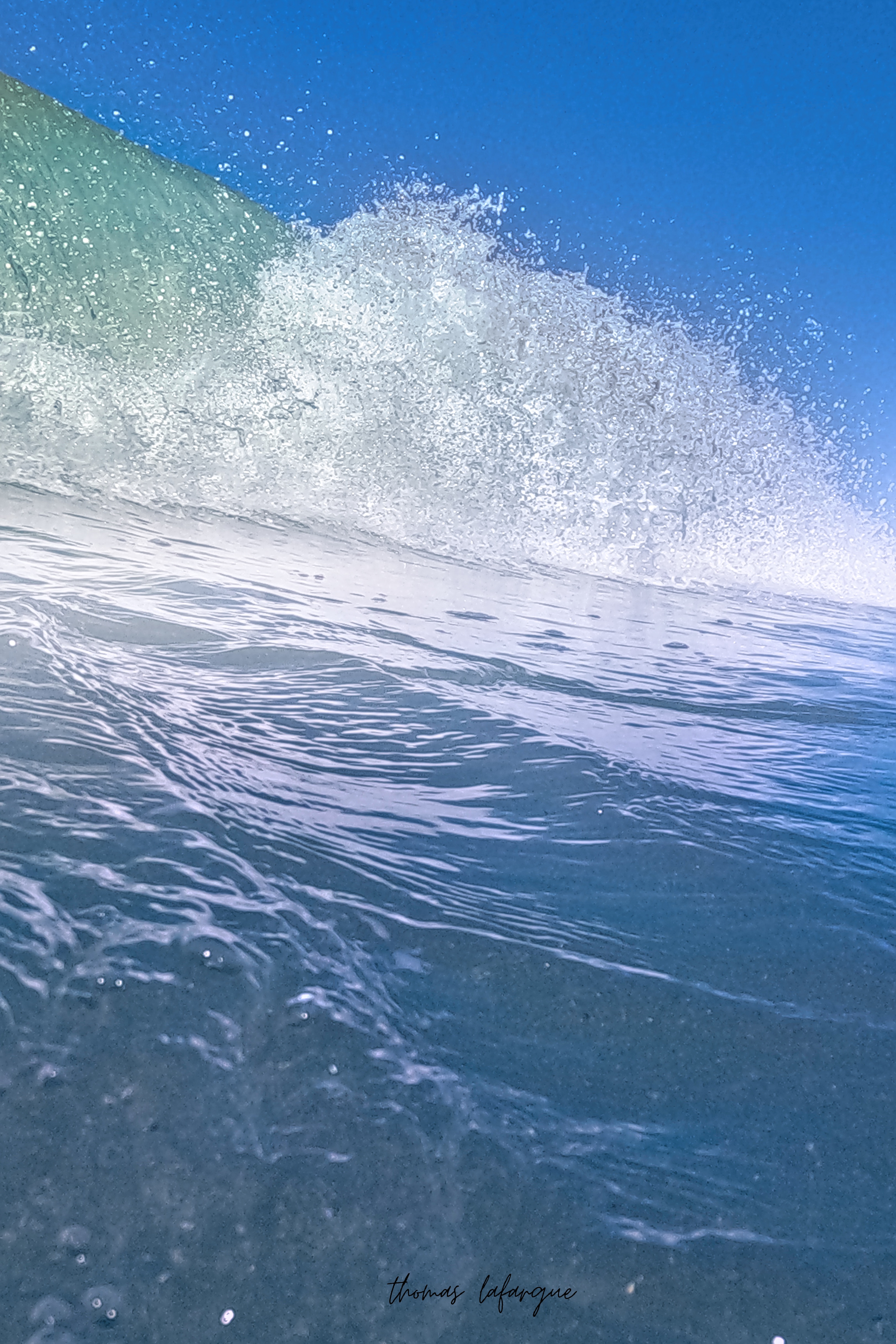 Photographie d'une vague
