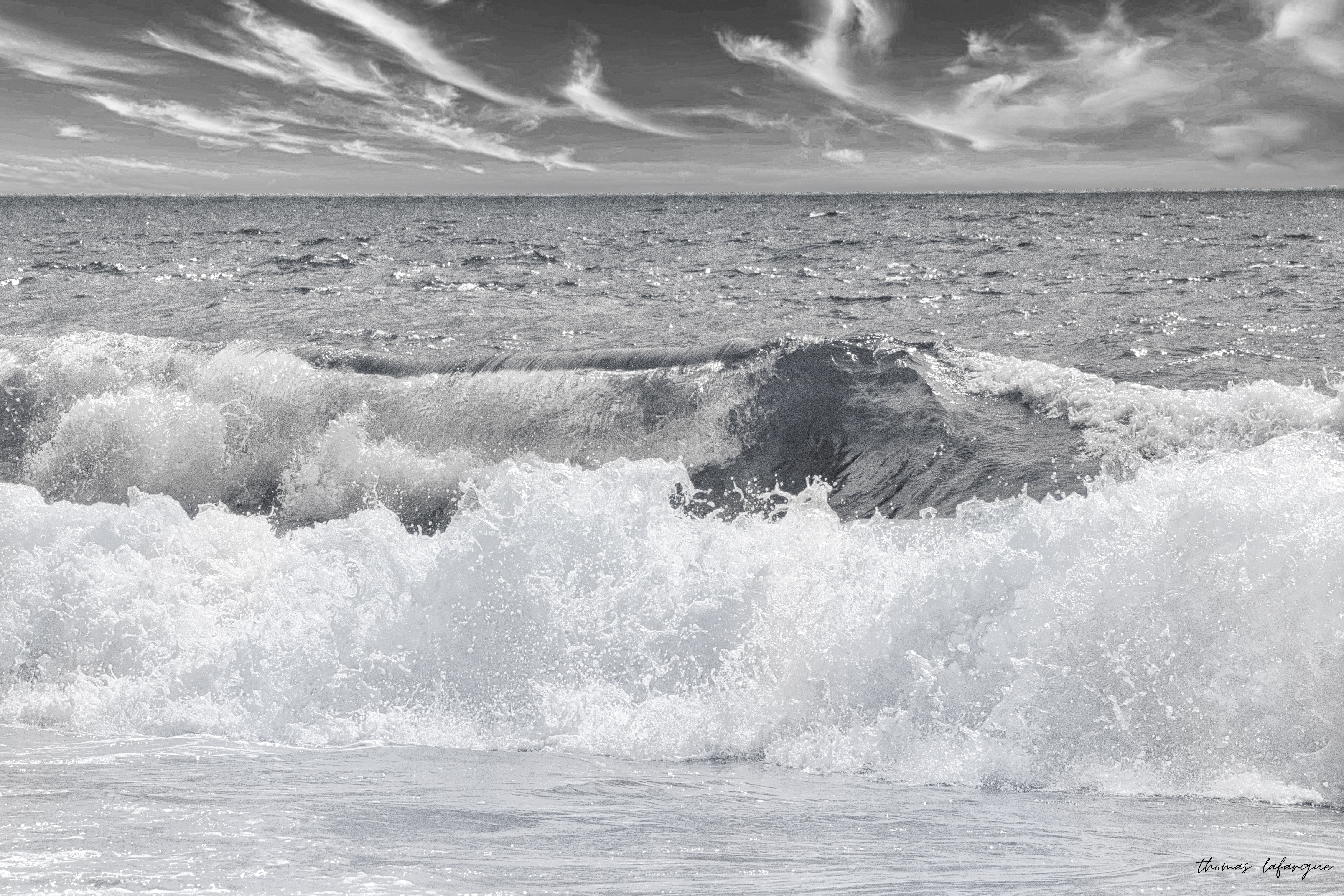 Tableau mural de vagues