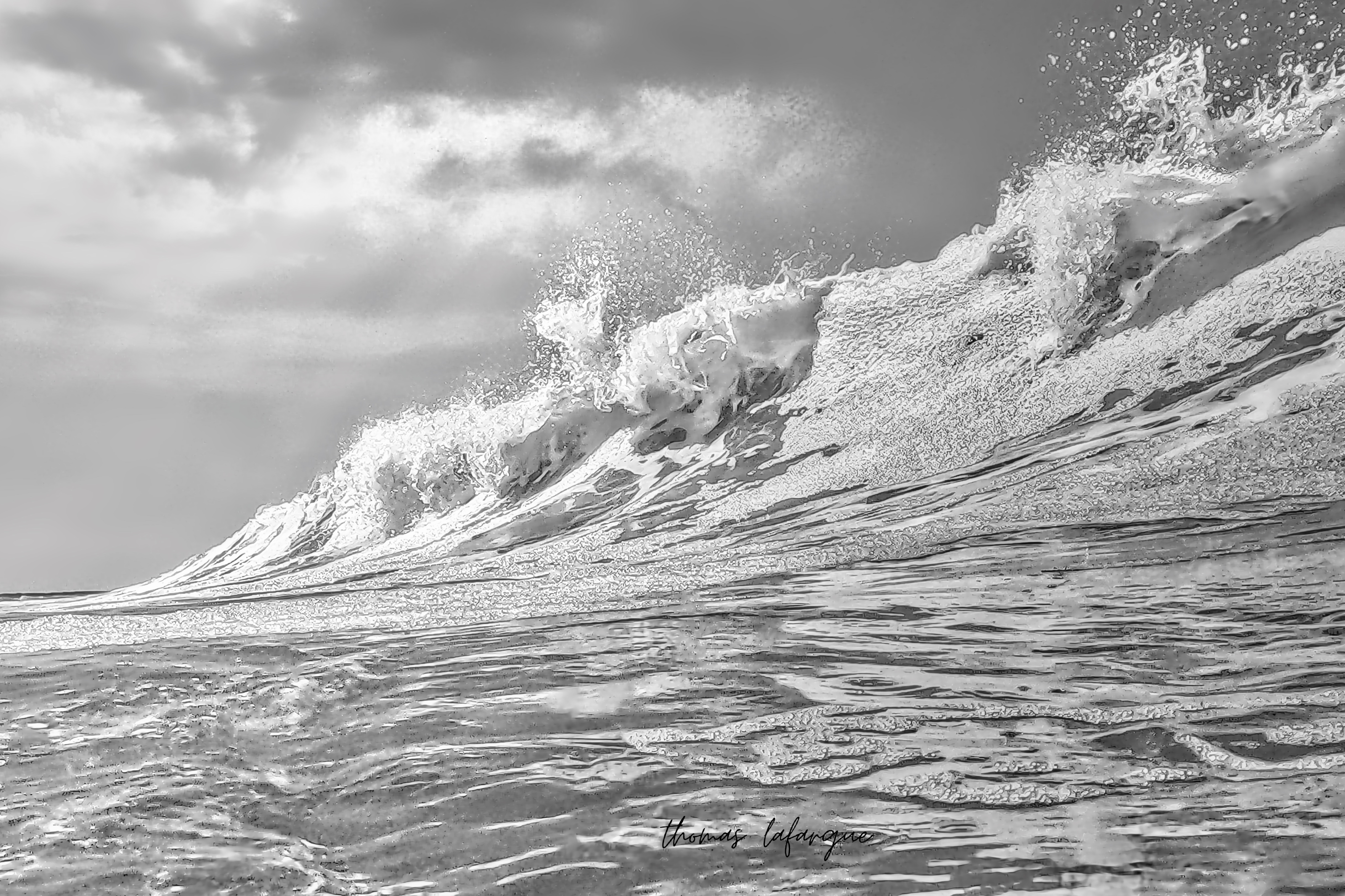 Photographie de vague