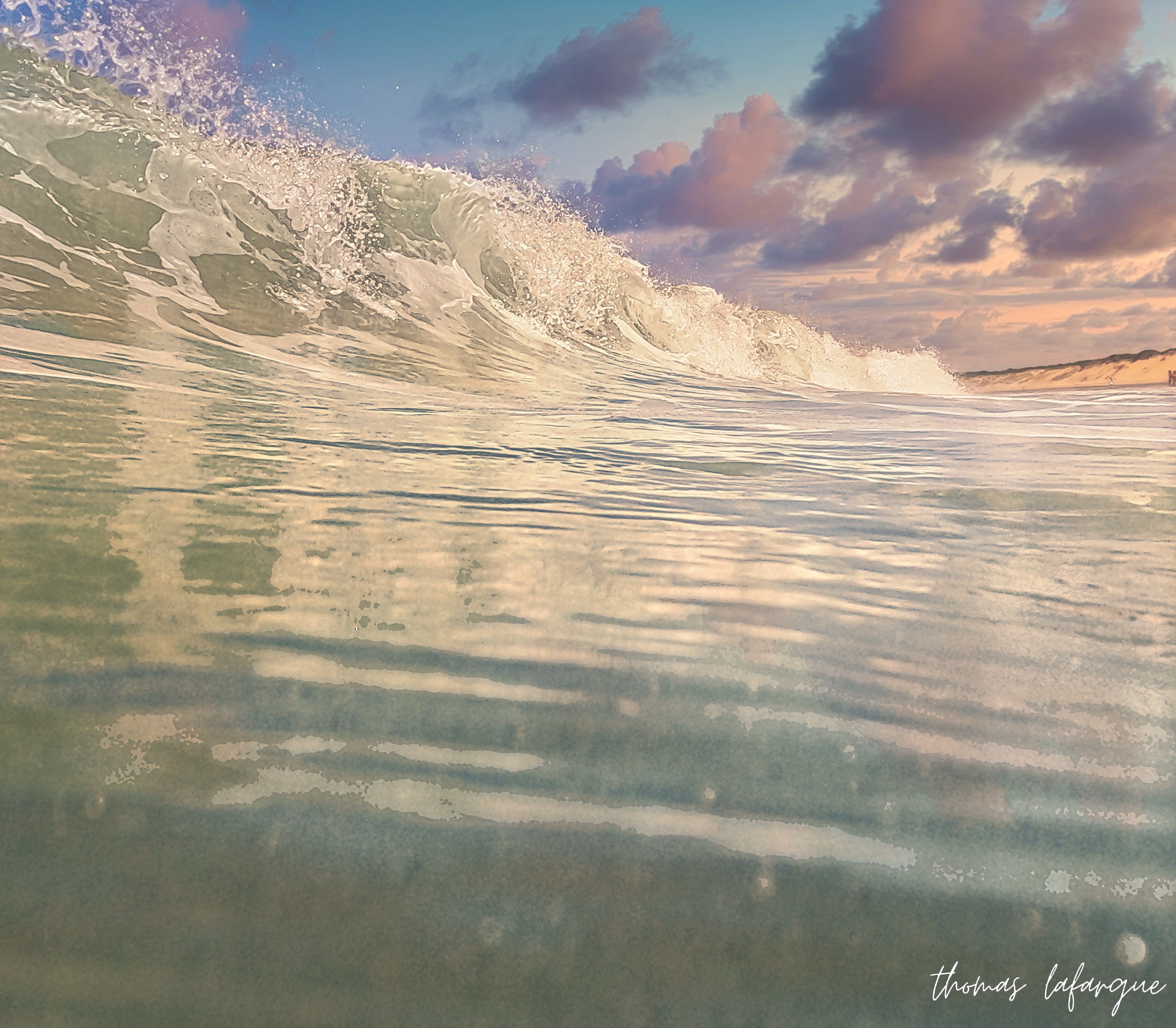 Photo de plage unique