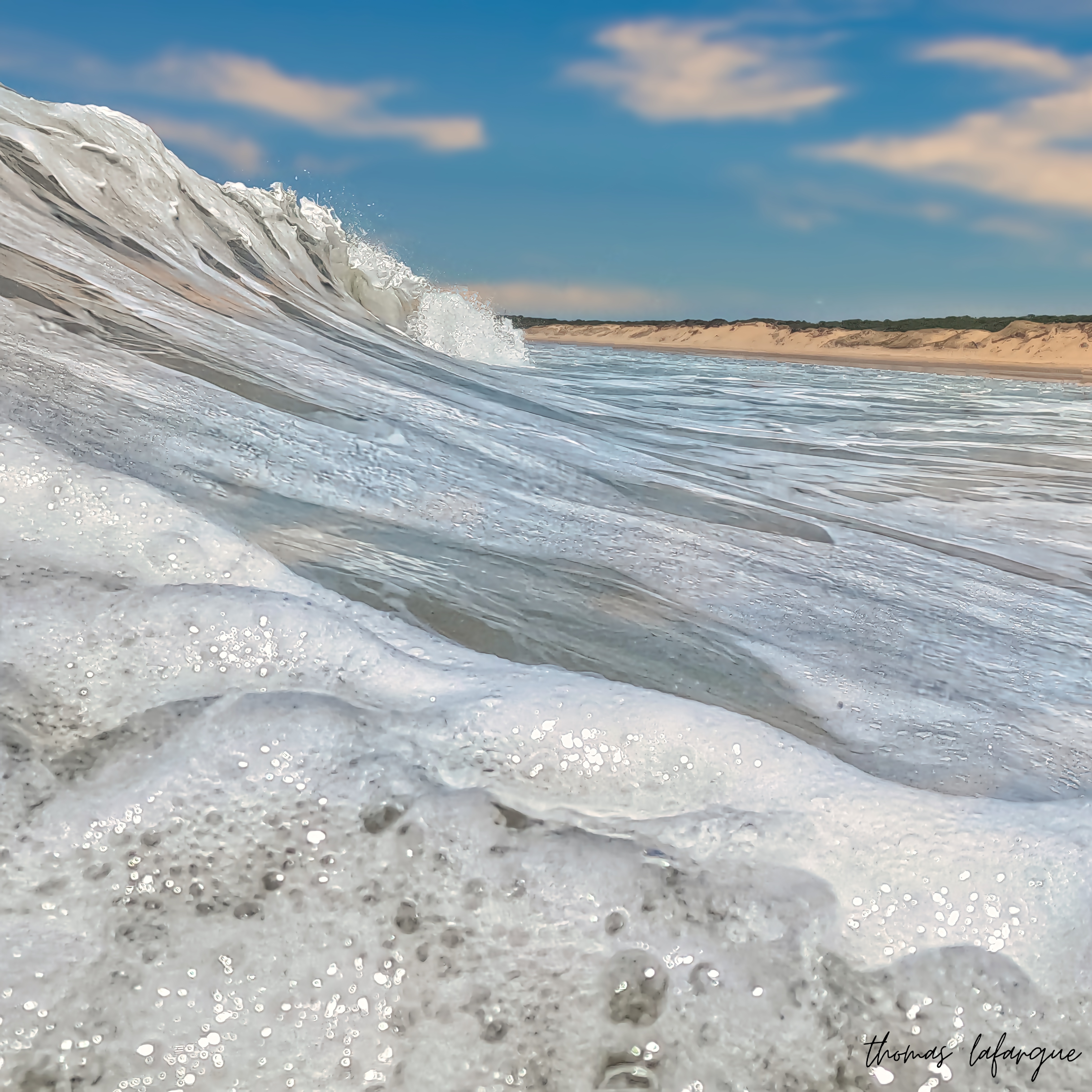 Photographie de vague