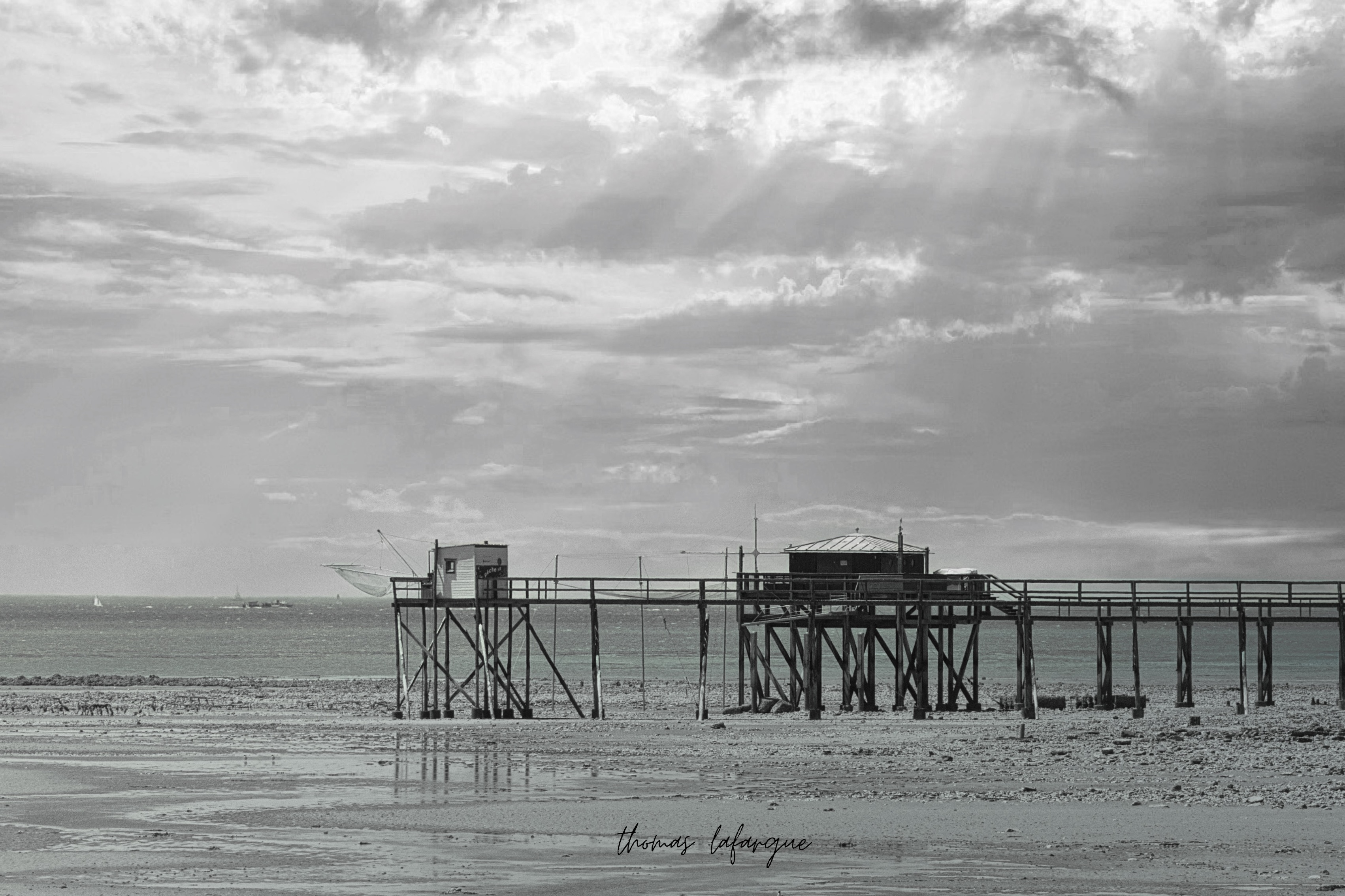 Cabane bord de mer