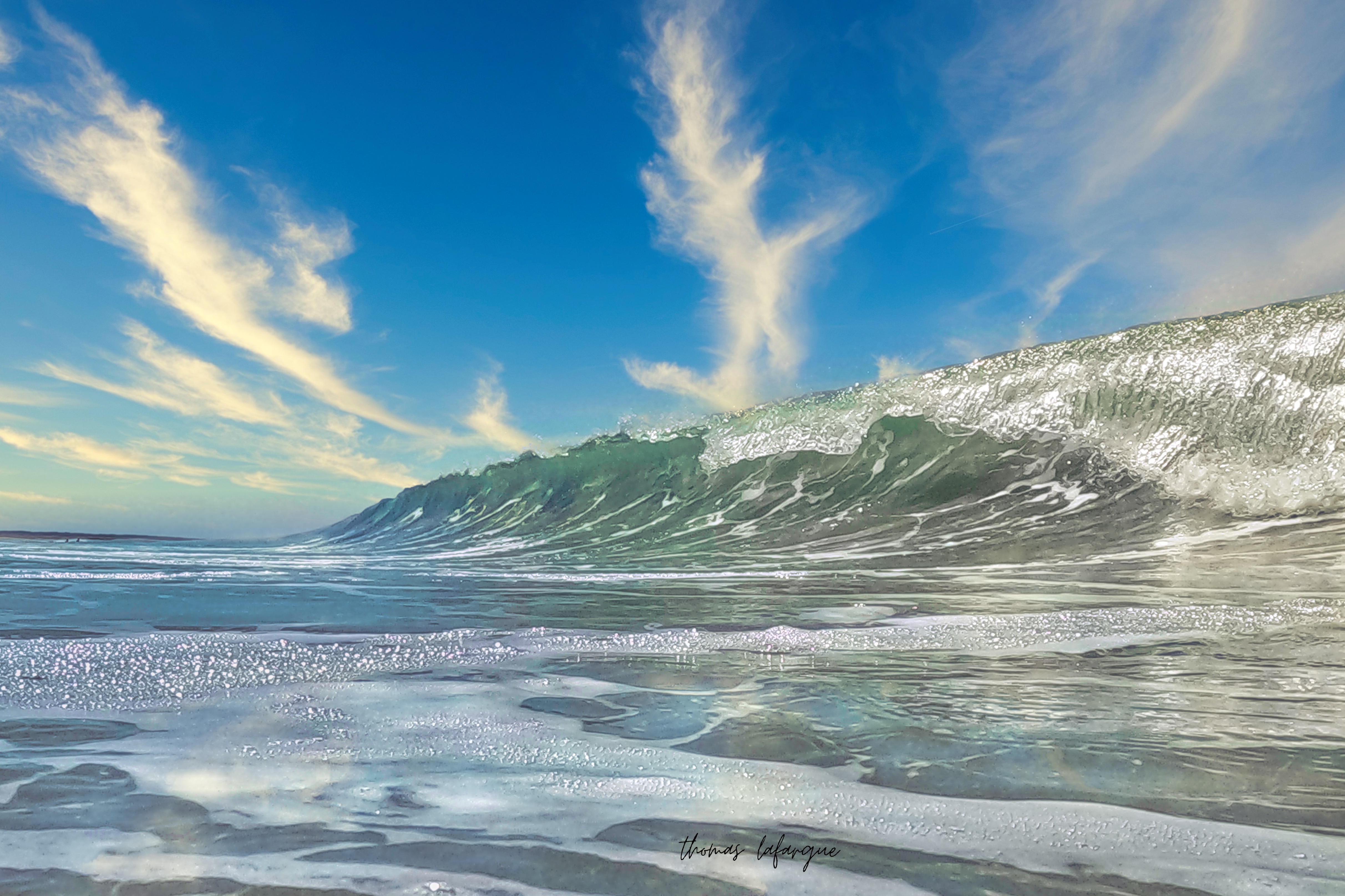 Photo artistique de plage