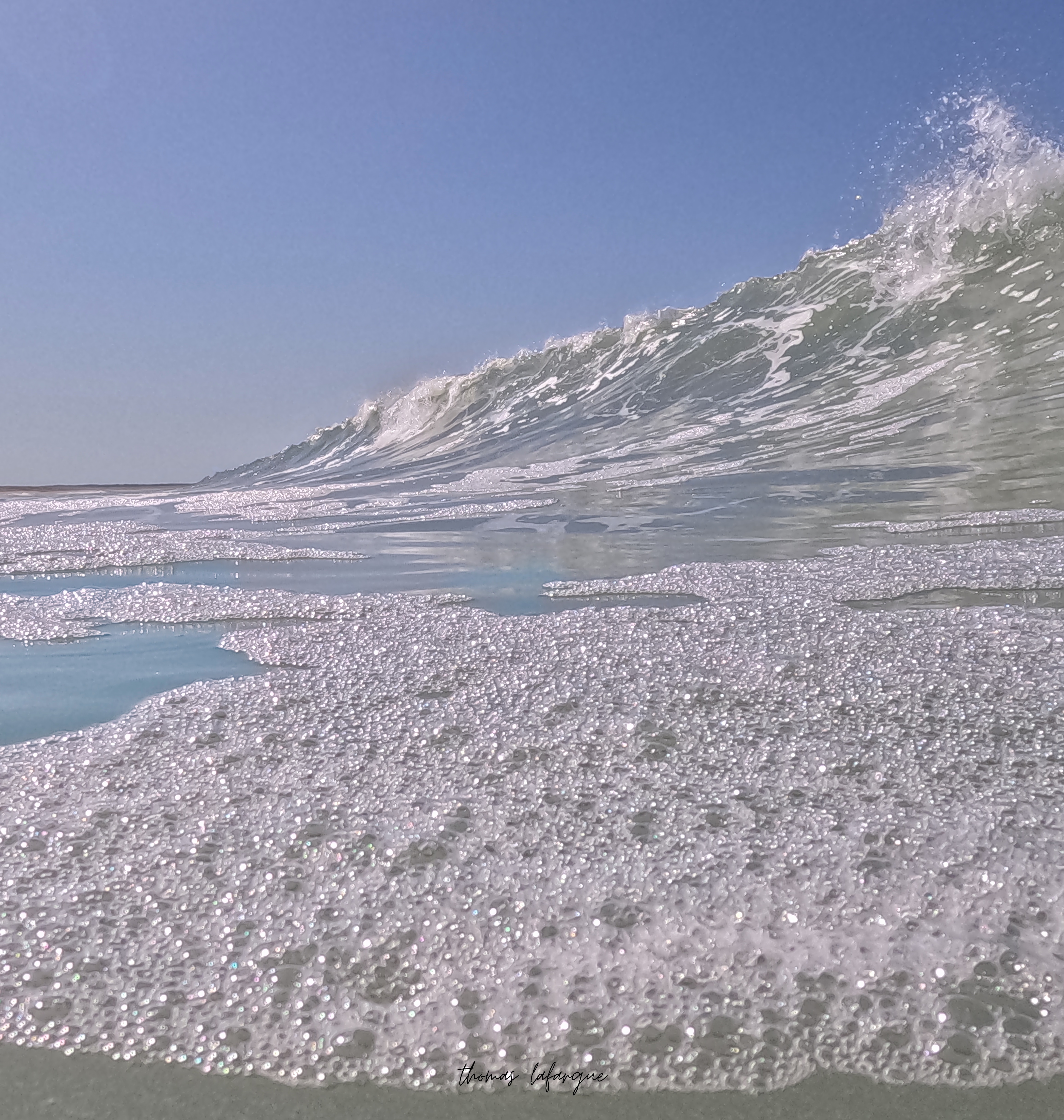  vague en bleu