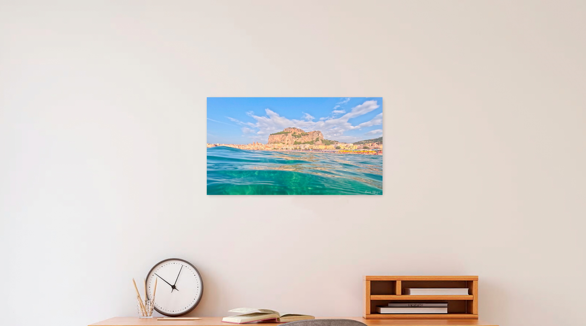 Vue panoramique sur la côte sicilienne