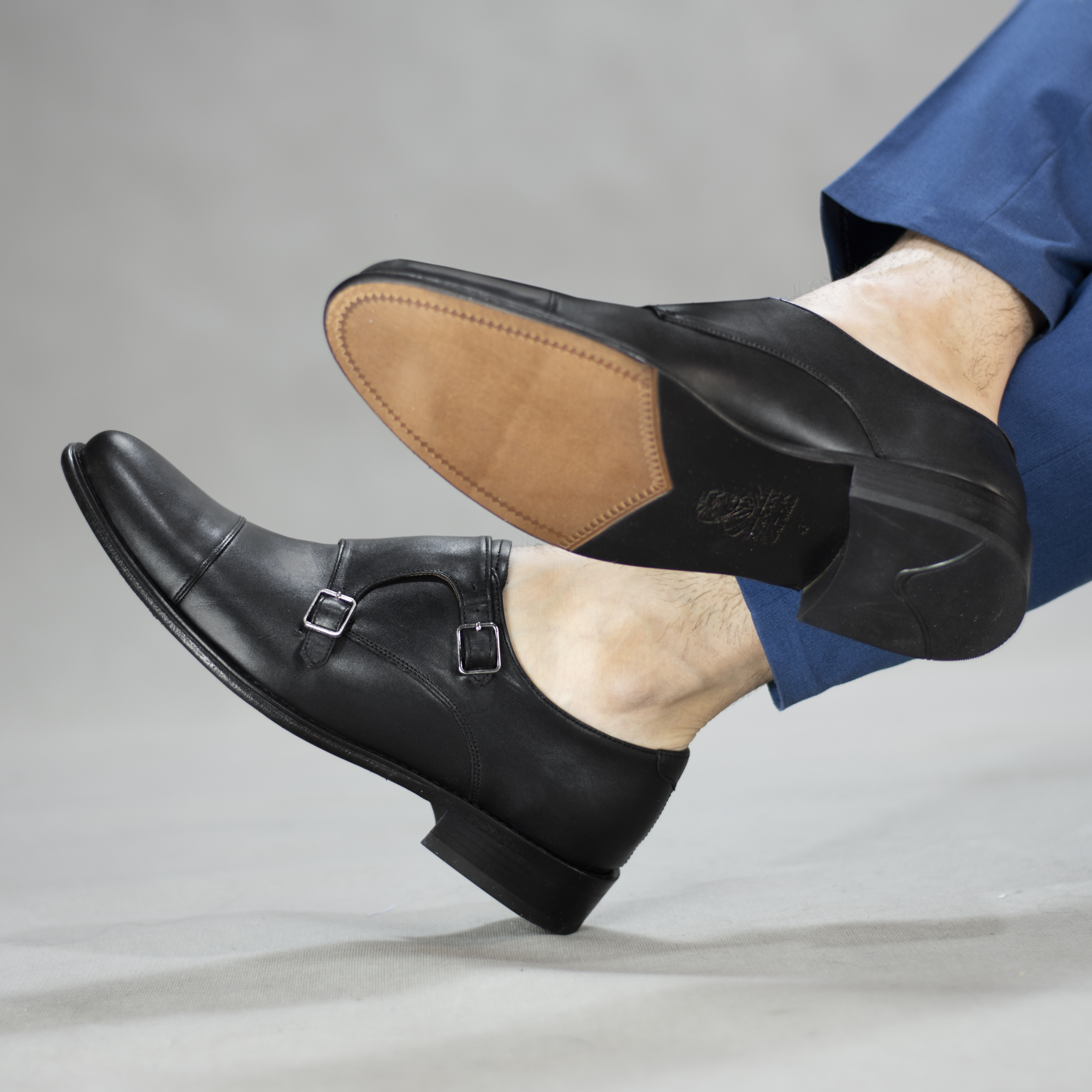 Monk Strap Shoe ( Black )