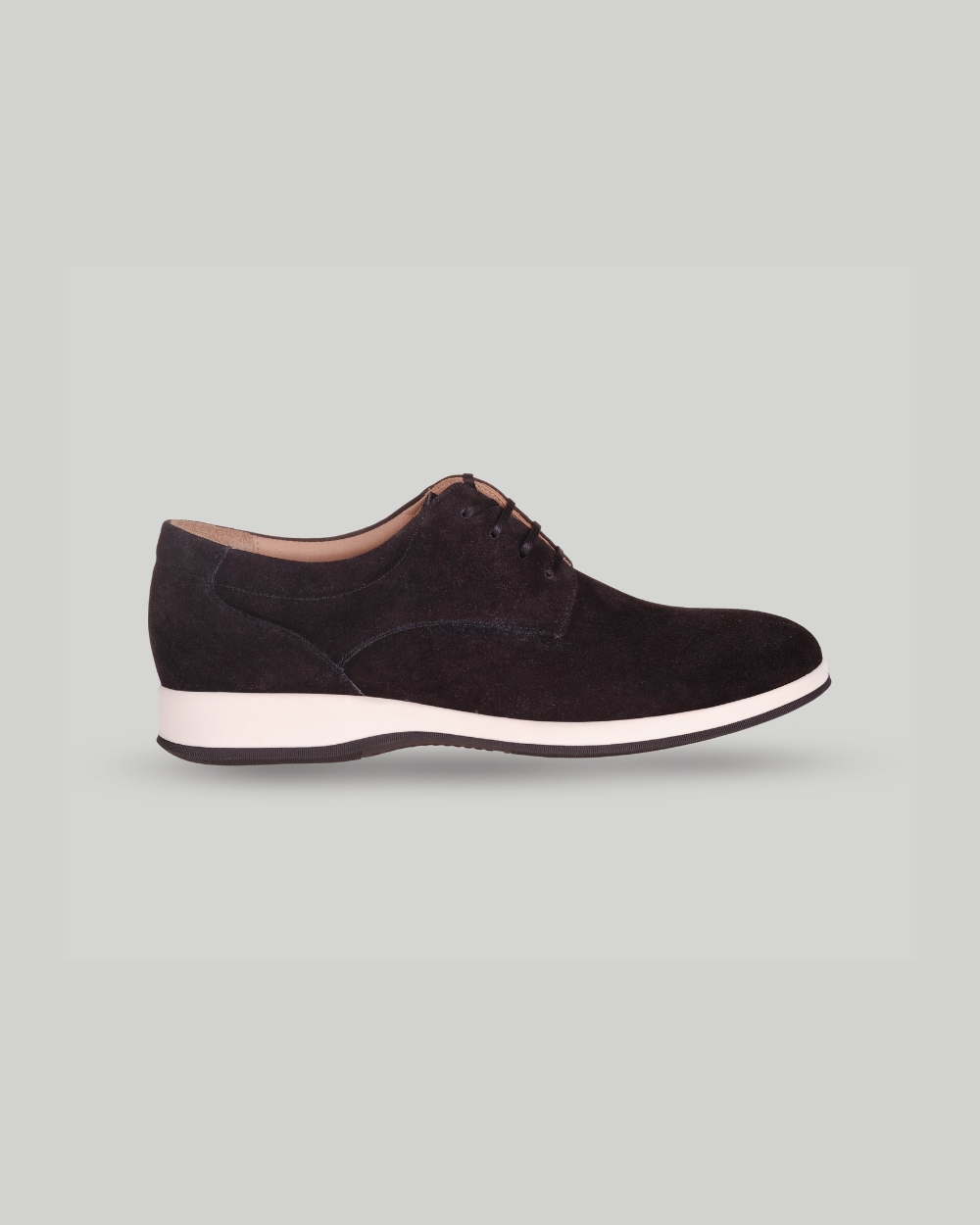 Suede Black Derby
