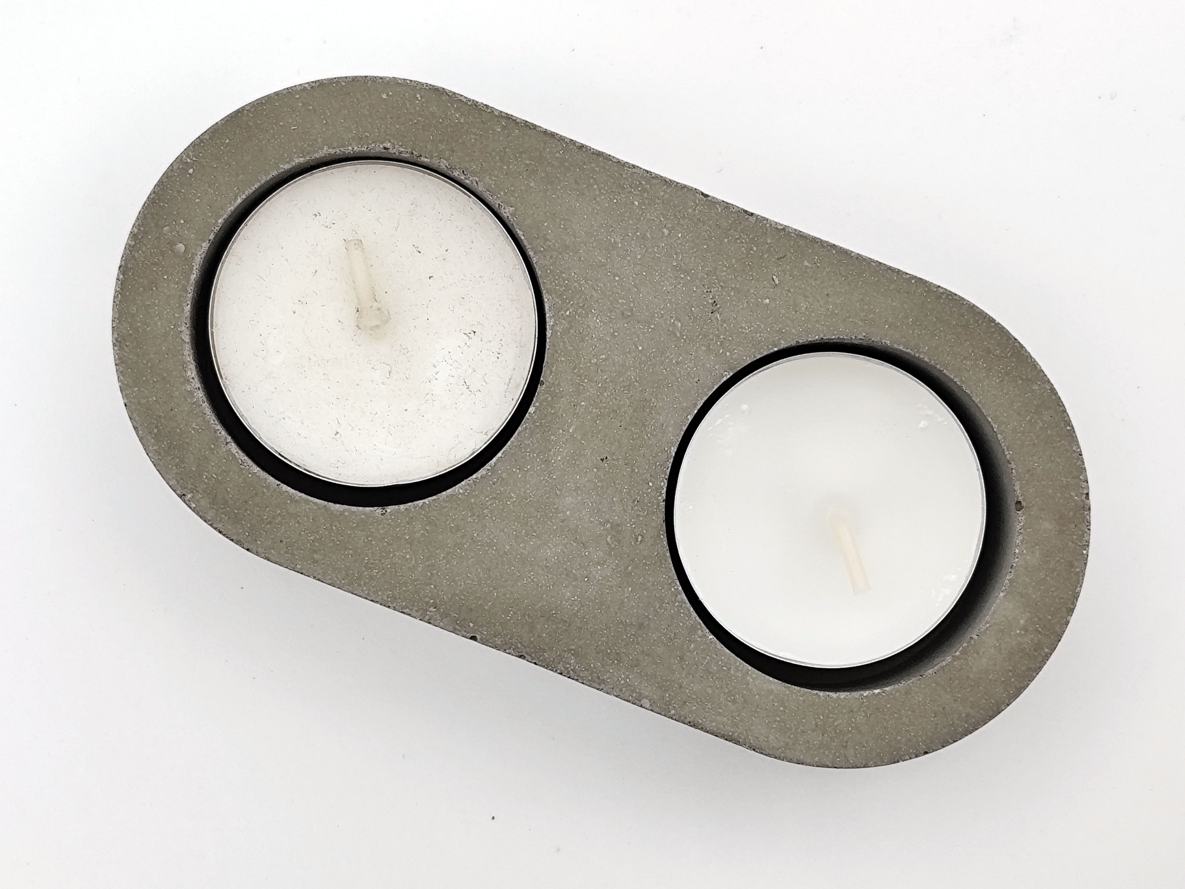 Betoonist küünlaalus (duo)