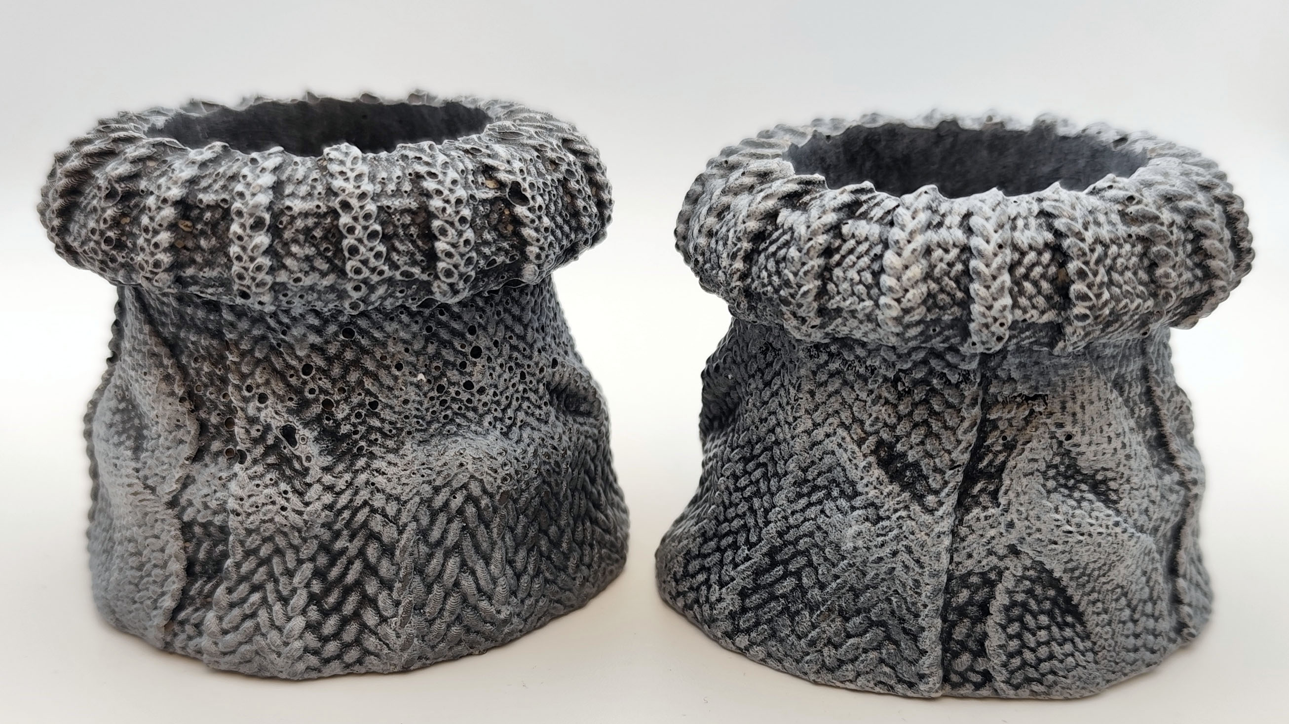 Betoonist minivaas, lillepott, küünlahoidja