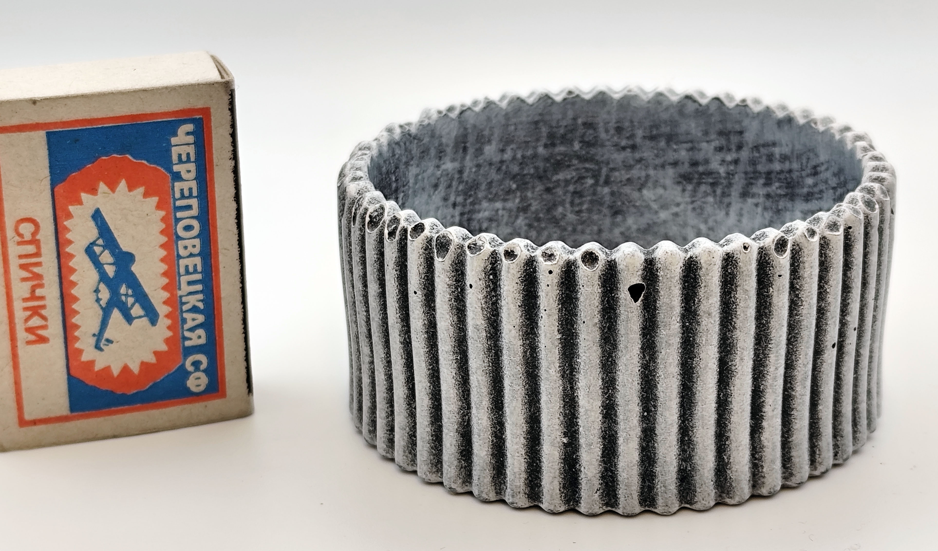 Betoonist tops, minivaas, lillepott, küünlahoidja