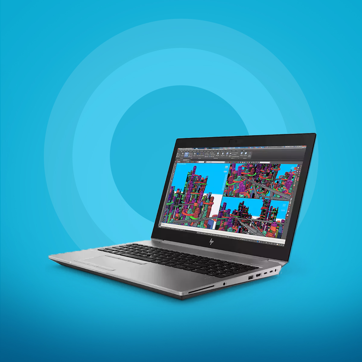 HP Zbook 15 G5 | 4gb Graphics Card | I7 8th Gen H | 8GB RAM | 256GB SSD
