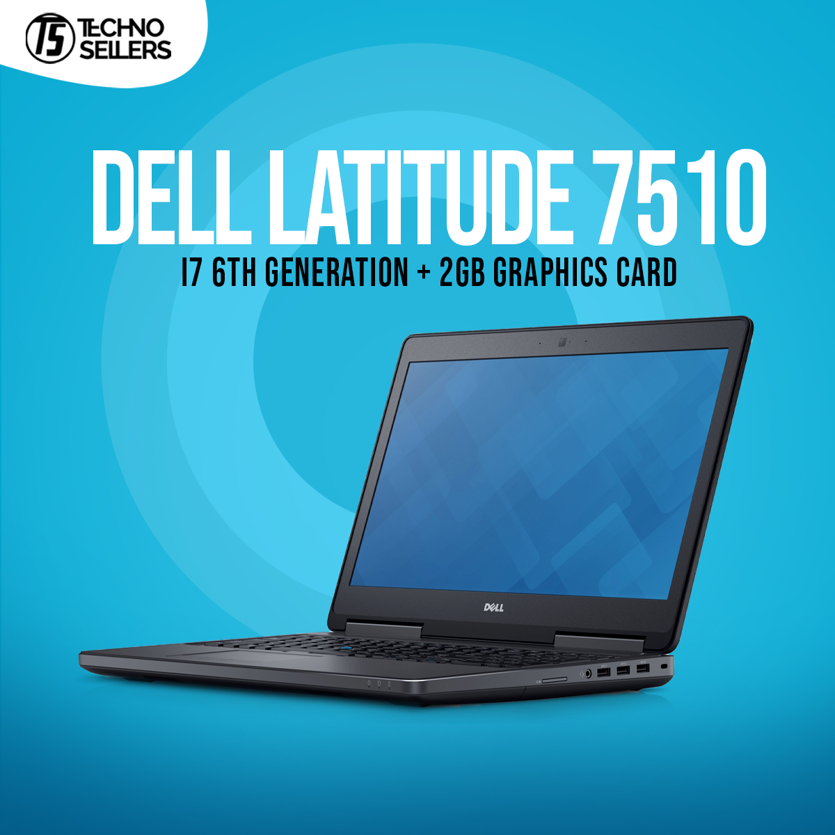 Dell Latitude 7510 | 2gb Graphics Card | I7 6th Gen HQ | 8GB RAM | 256GB SSD
