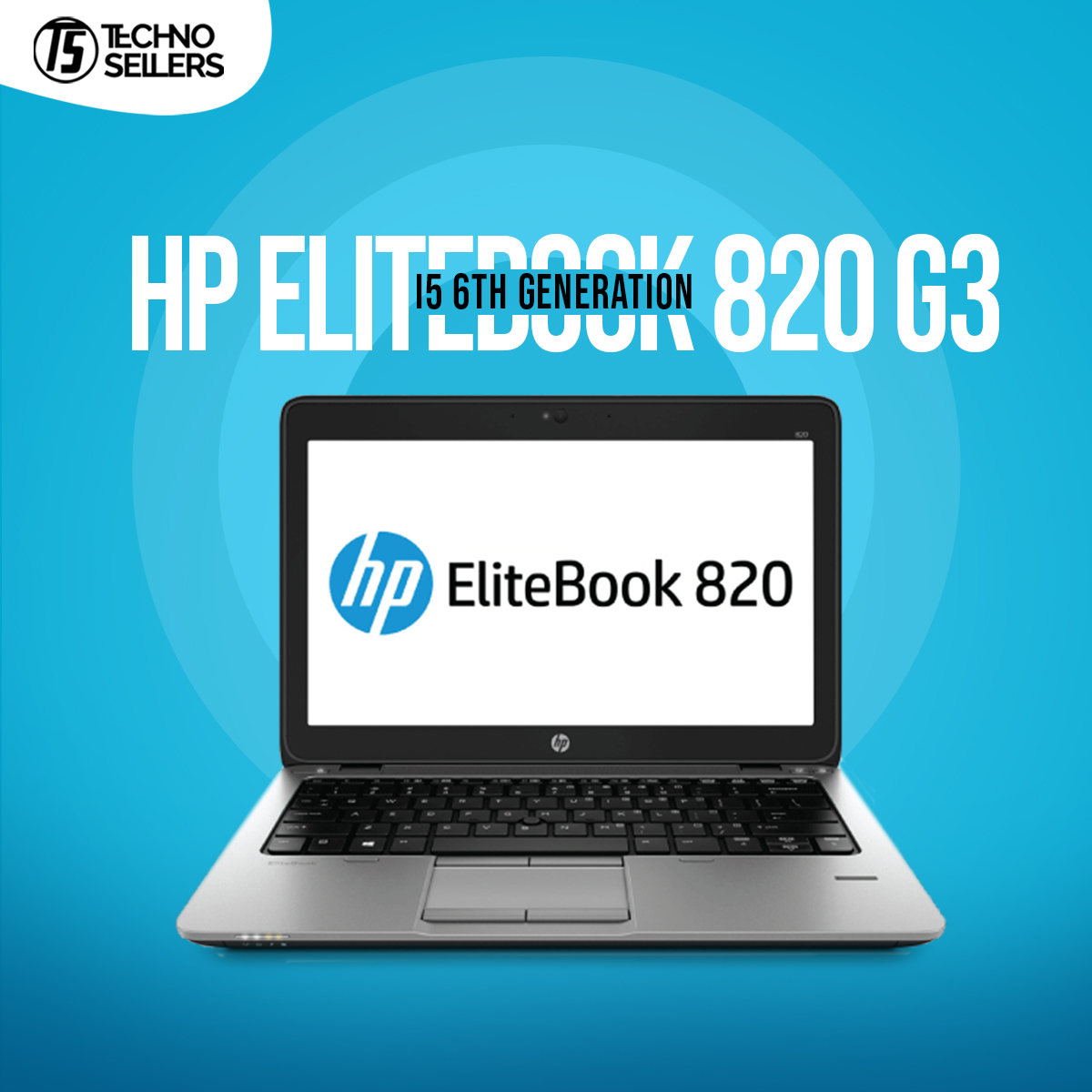 HP Elitebook 820 G3 | I5 6th Gen | 8GB RAM | 256GB SSD